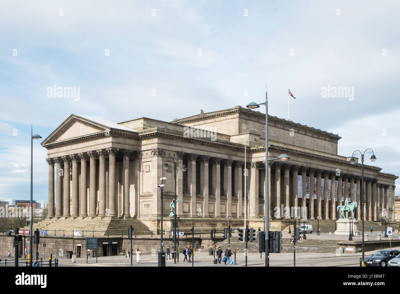 Saint, St, Georges, Hall, St.-Georgs-Halle, Liverpool, Merseyside, England, UNESCO, Weltkulturerbe-Stadt, City, Nord, Nord, England, Englisch, UK. Stockfoto