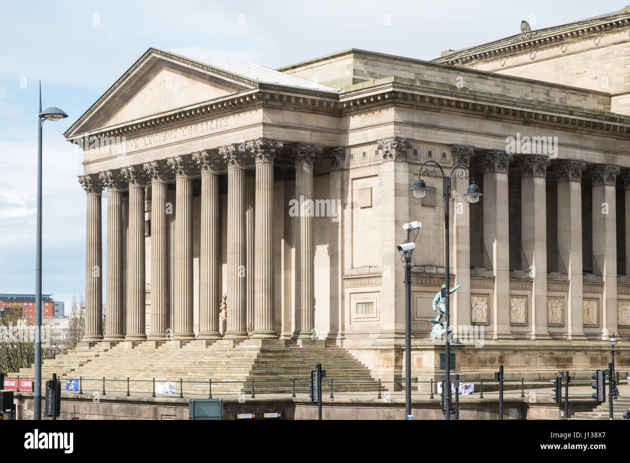 Saint, St, Georges, Hall, St.-Georgs-Halle, Liverpool, Merseyside, England, UNESCO, Weltkulturerbe-Stadt, City, Nord, Nord, England, Englisch, UK. Stockfoto