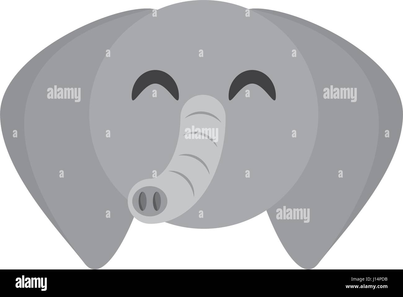 Elefantenkuh mit kind Stock-Vektorgrafiken kaufen - Alamy