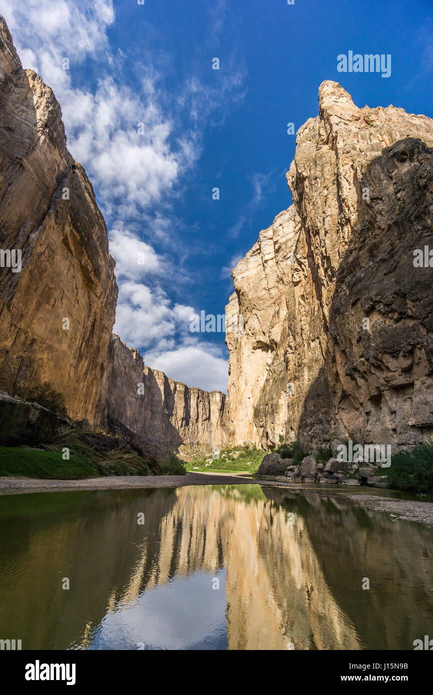 Santa Elena Canyon Rio Grande Fluss Big Bend Nationalpark Texas Stockfotografie Alamy