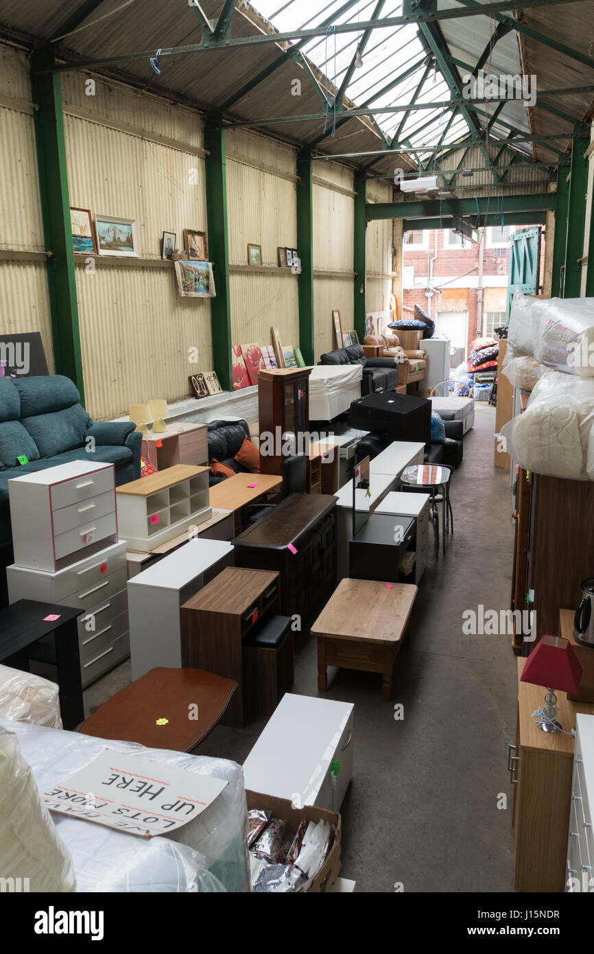 Haus spiel Warehouse, Chester Le Street, Durham, England, Großbritannien Stockfoto