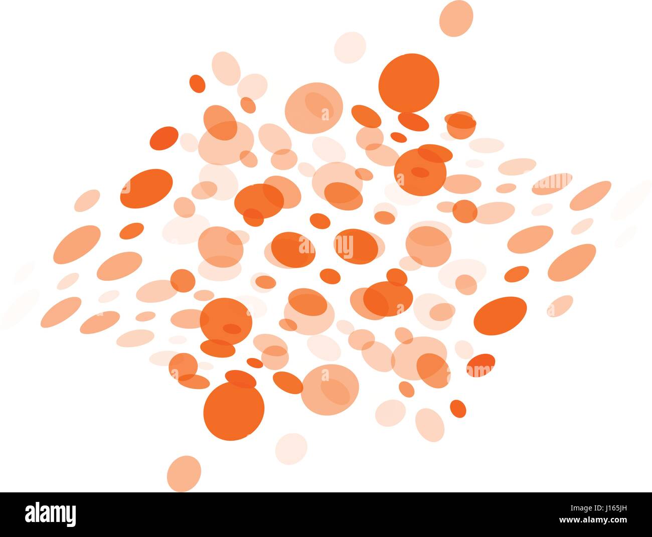 Isolierte abstrakt bunt ungewöhnliche Form Logo Blasen, gepunktete Schriftzug auf schwarzem Hintergrund-Vektor-illustration Stock Vektor