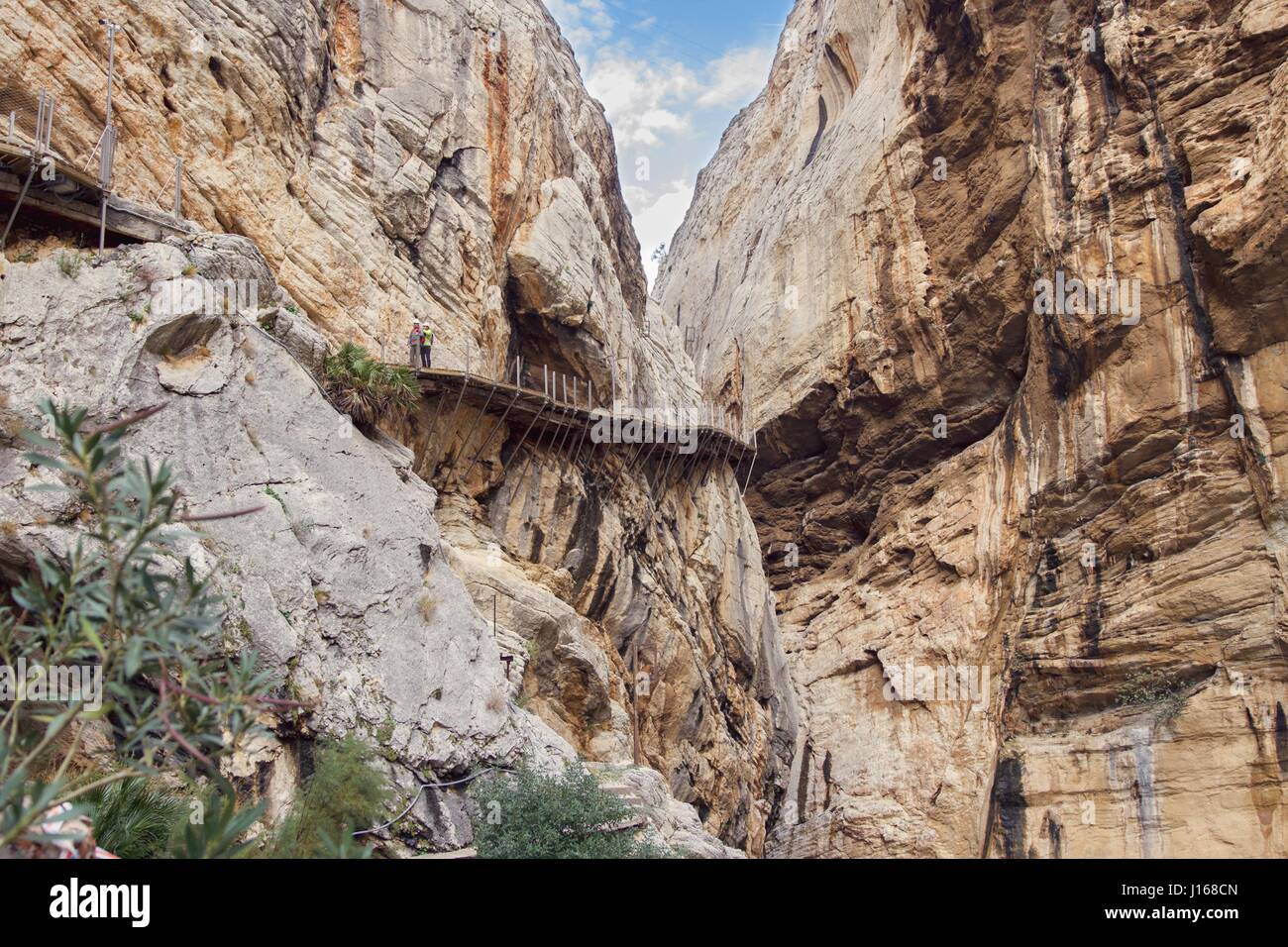 Caminito del Rey El Chorro Spanien Stockfotografie Alamy