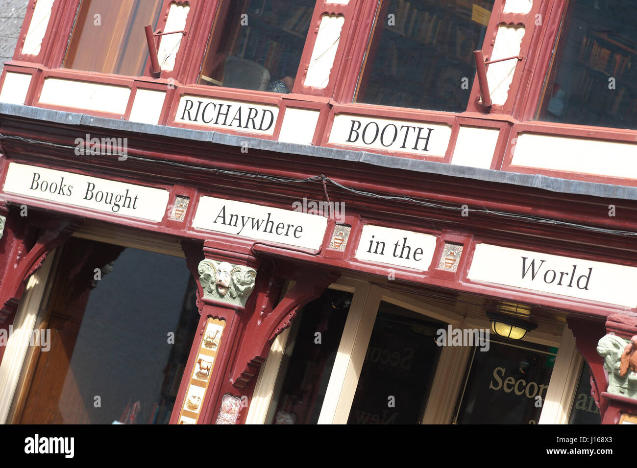 Heu-Wye, Powys, Wales - The Richard Booth Antiquariat in Hay-on-Wye UK Stockfoto