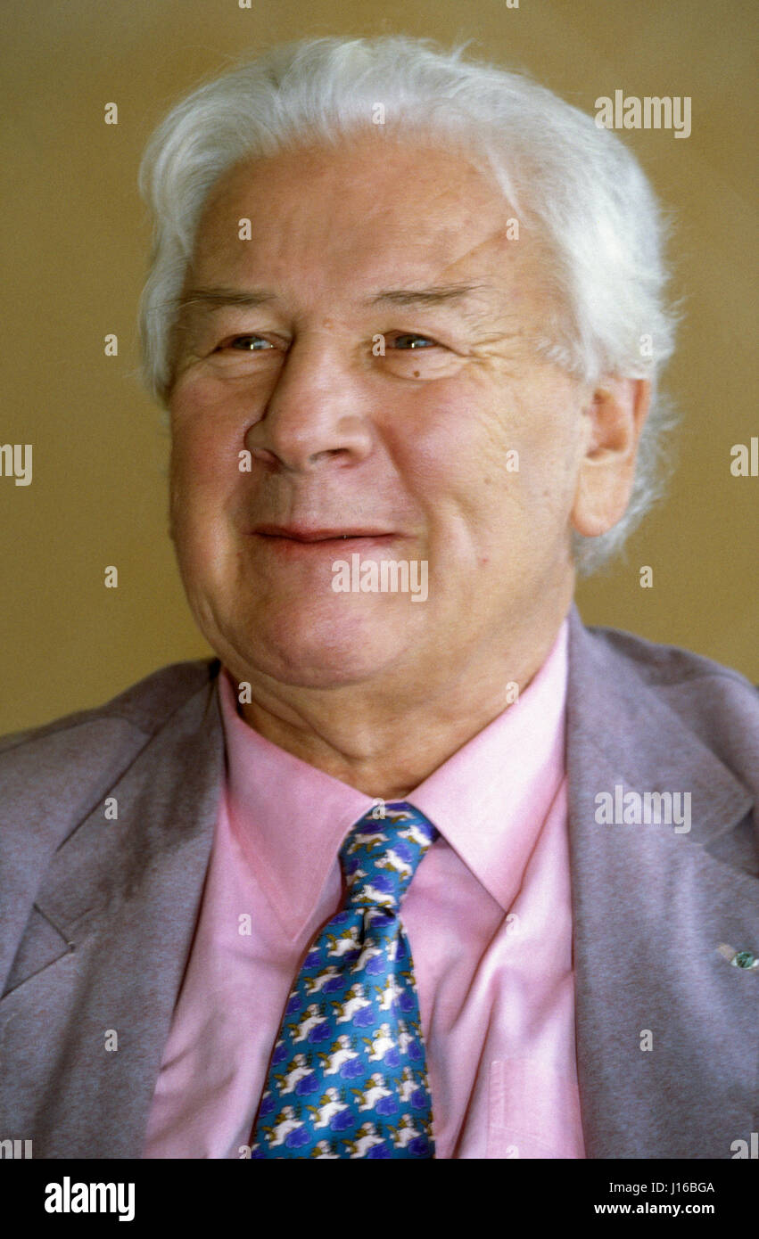 PETER-USTINOV-britischer Schauspieler 1993-UNICEF-Botschafter Stockfoto