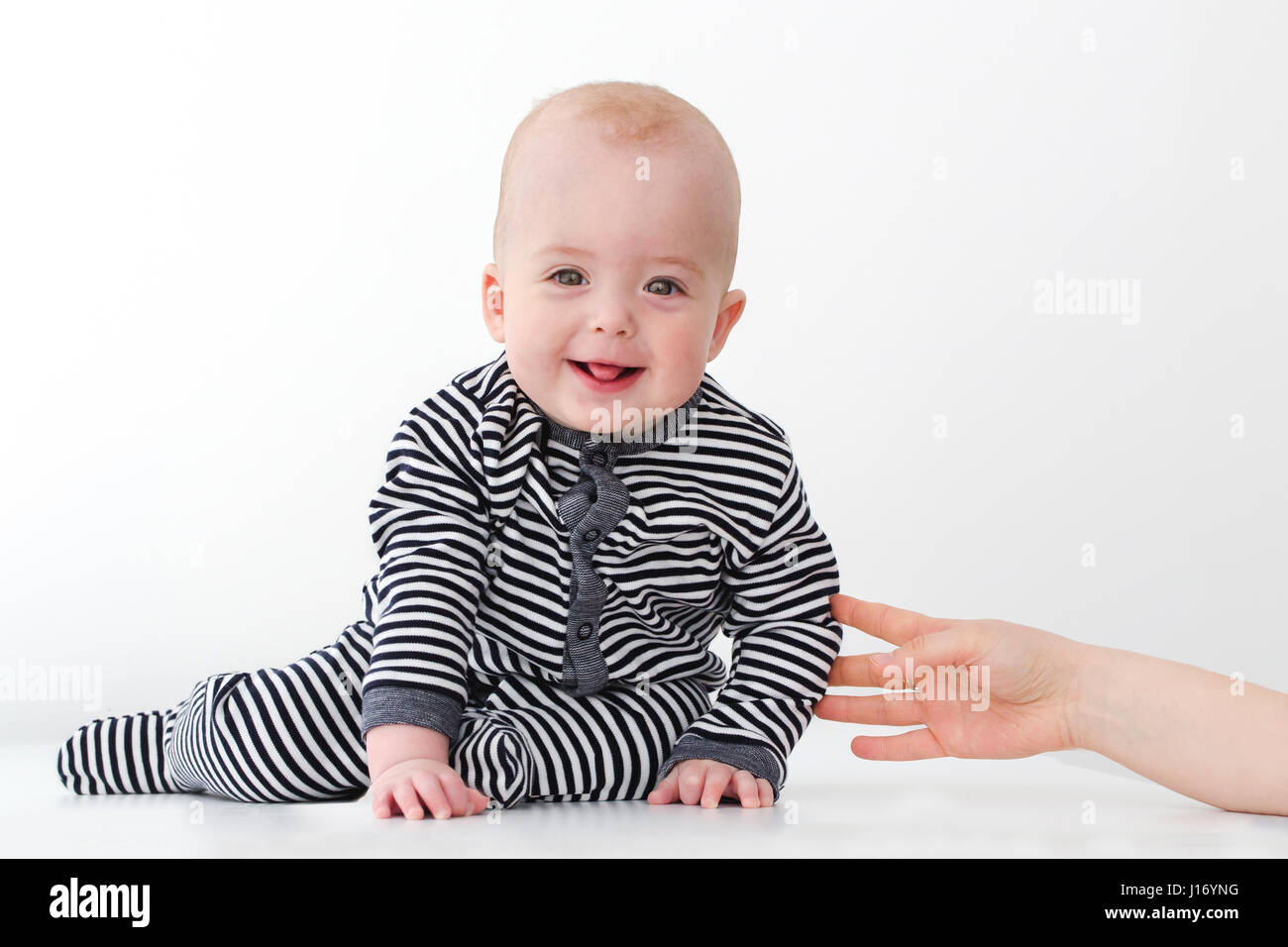Porträt von entzückenden baby Stockfoto
