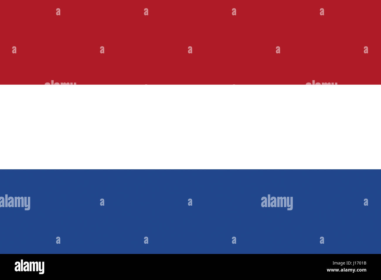 Abbildung der Flagge der Niederlande Stockfoto