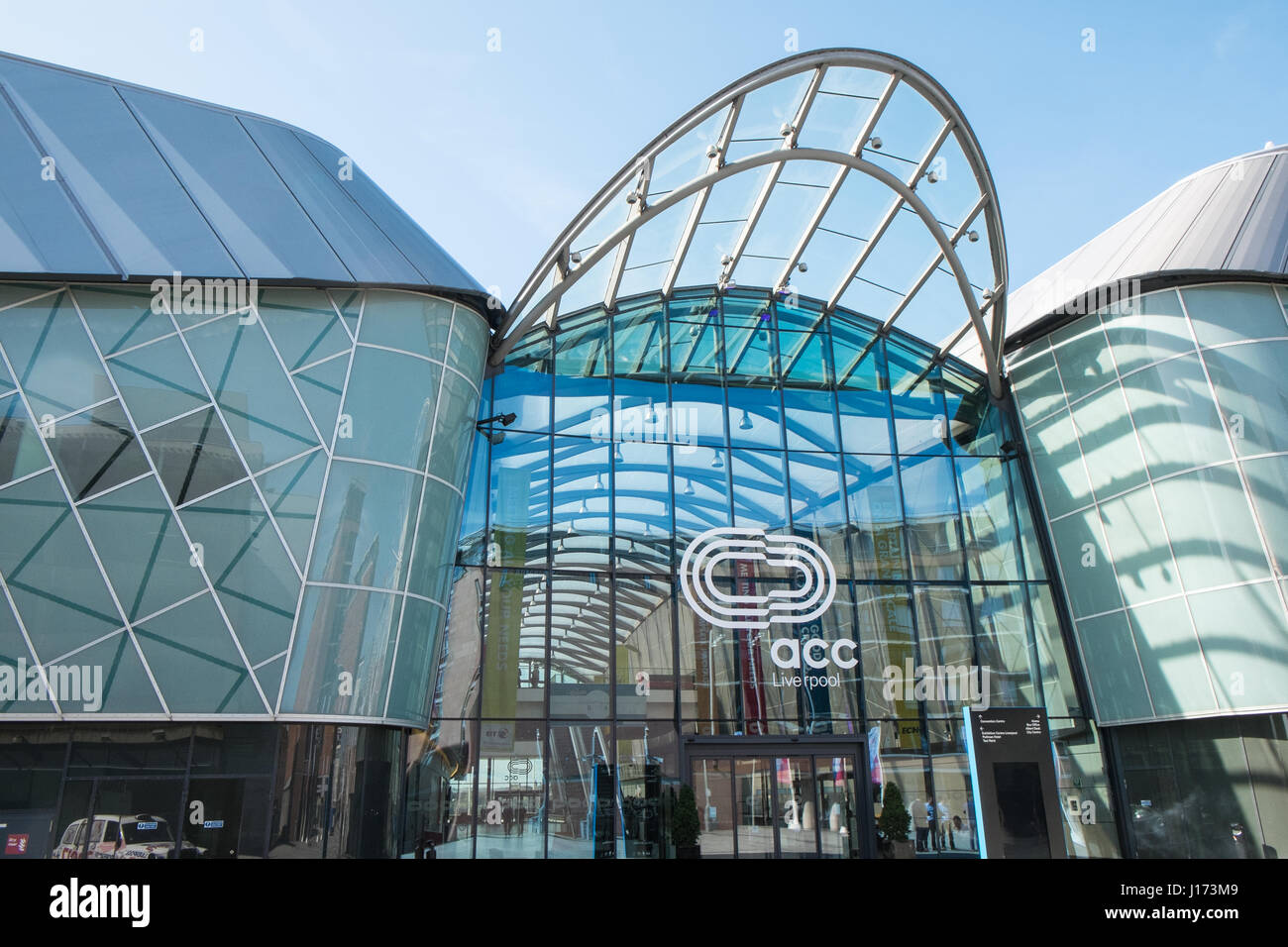 ACC, Arena und Convention Centre, Liverpool, Merseyside, England, UNESCO, Weltkulturerbe-Stadt, City, Nord, Nord, England, Englisch Stockfoto