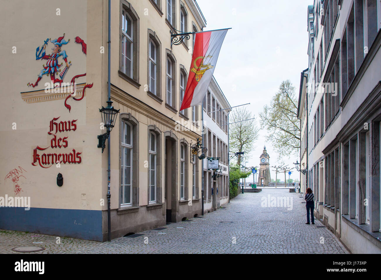 Deutschland, Düsseldorf, Haus des Karnevals (Haus des Karnevals) auf der Straße Zoostarsse im alten Teil der Stadt Stockfoto