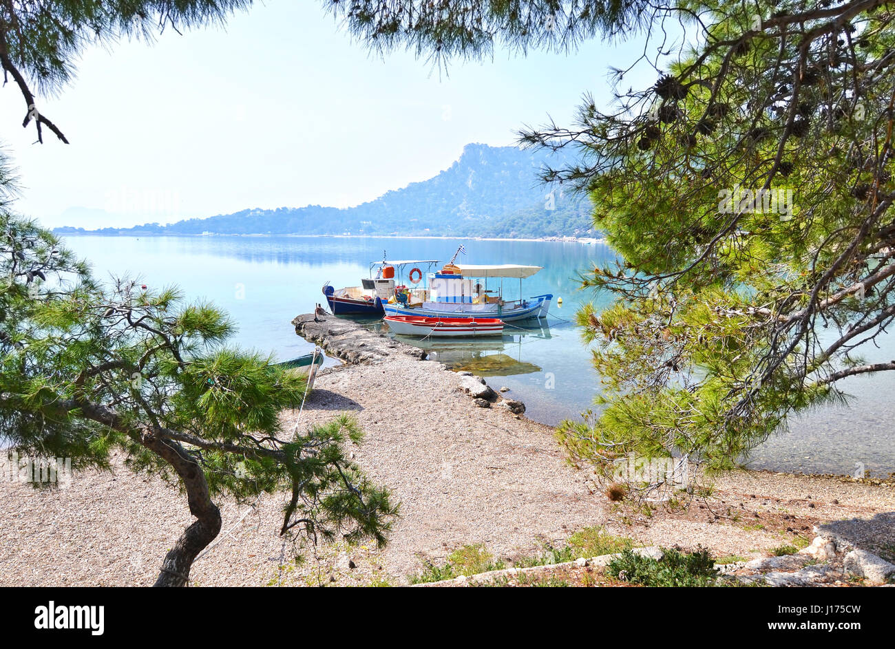 Heraion See Loutraki, Griechenland Stockfoto