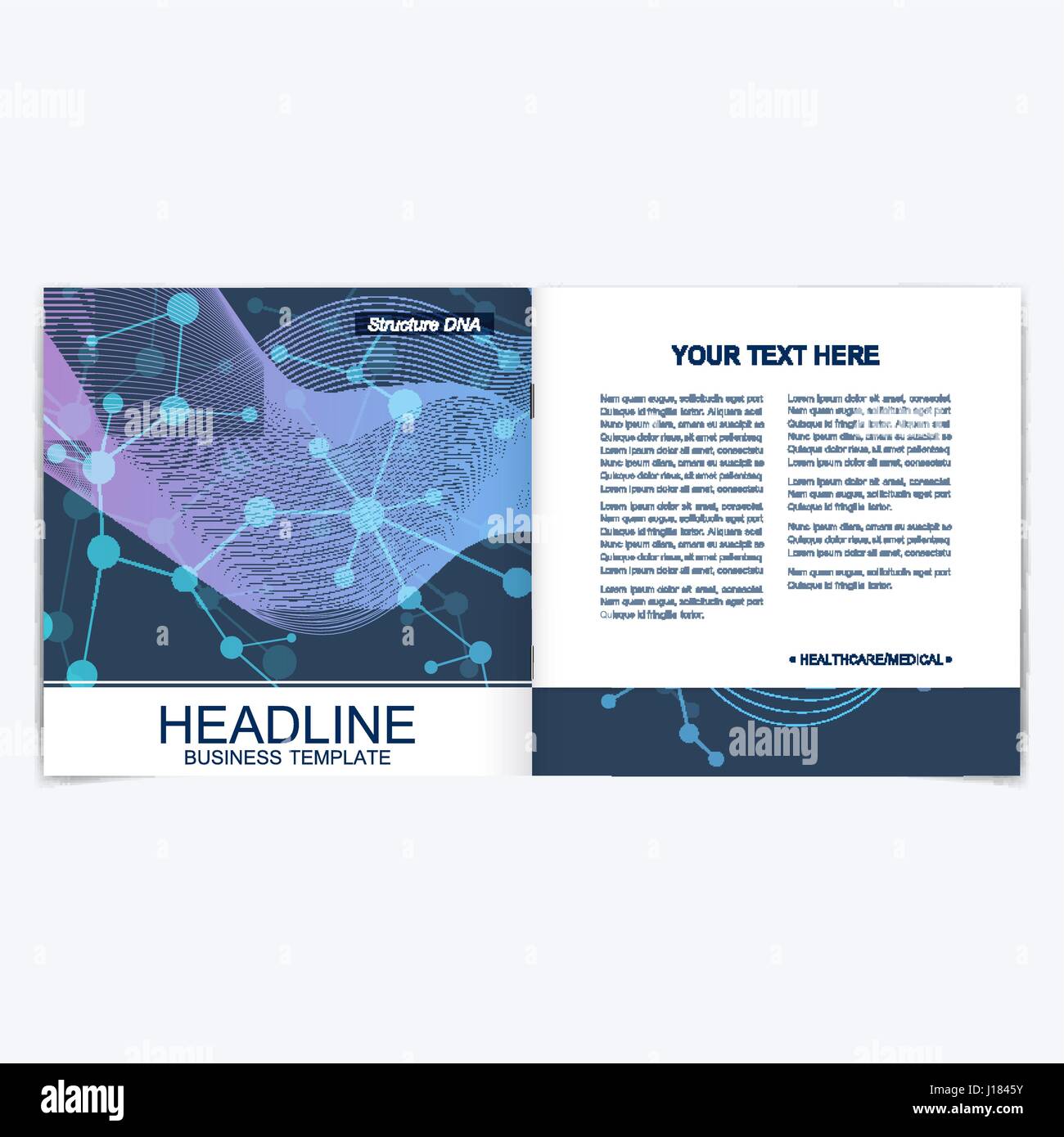 Vorlagen Fur Quadratische Broschure Merkblatt Abdeckung Prasentation Wirtschaft Wissenschaft Technologie Design Buch Layout Wissenschaftliche Molekul Hintergrund Stock Vektorgrafik Alamy