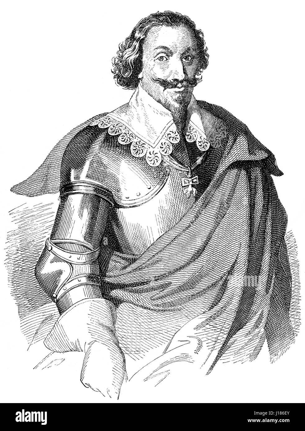 Gottfried Heinrich Graf Zu Pappenheim, 1594-1632, einem General im Dreißigjährigen Krieg für die katholische Liga Stockfoto
