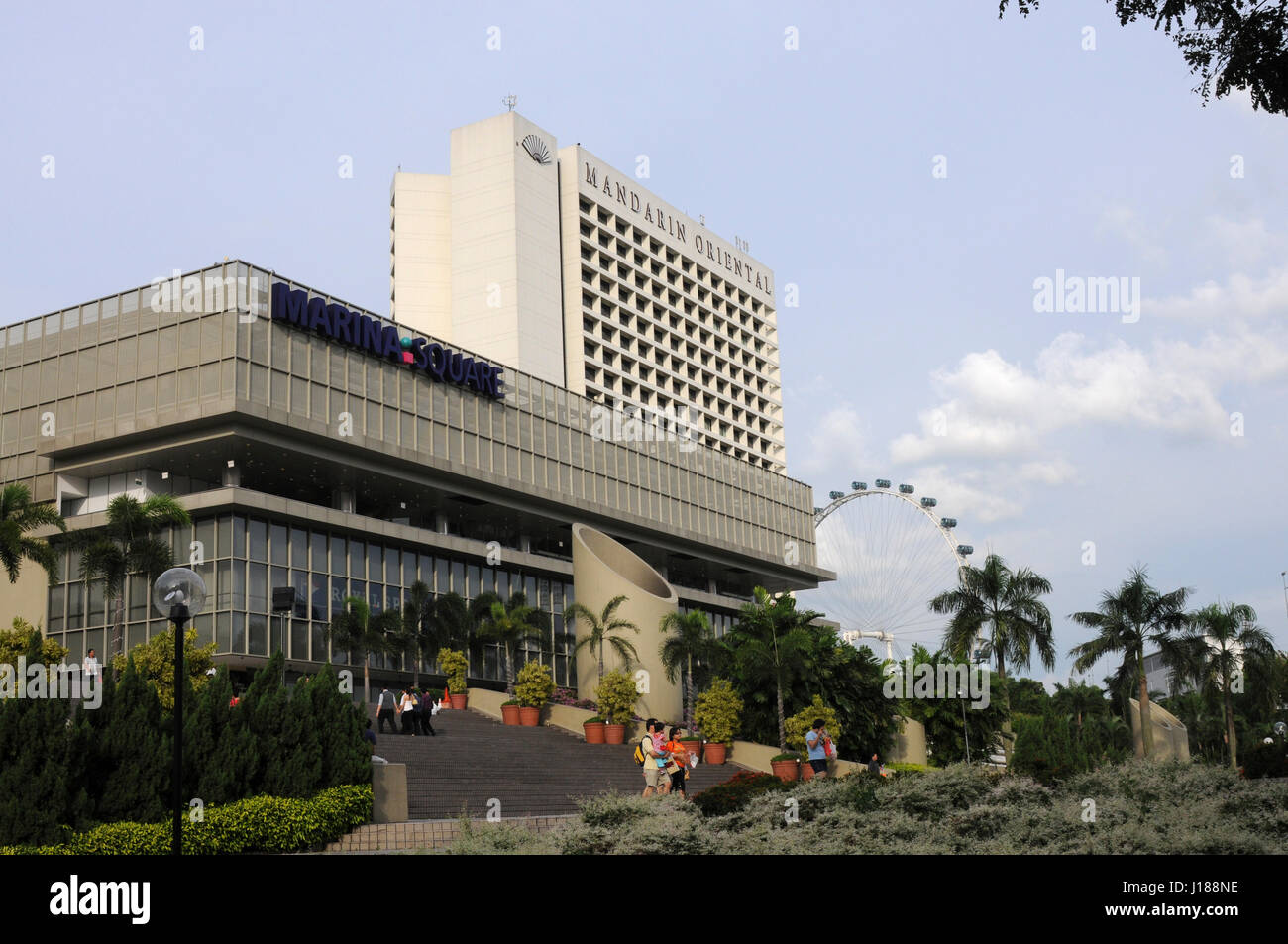 Mandarin Oriental Hotel Singapore Stockfoto