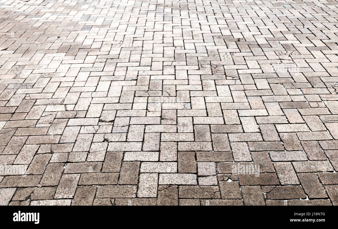 Graue Kopfsteinpflaster Straße Hintergrundtextur Foto Stockfoto