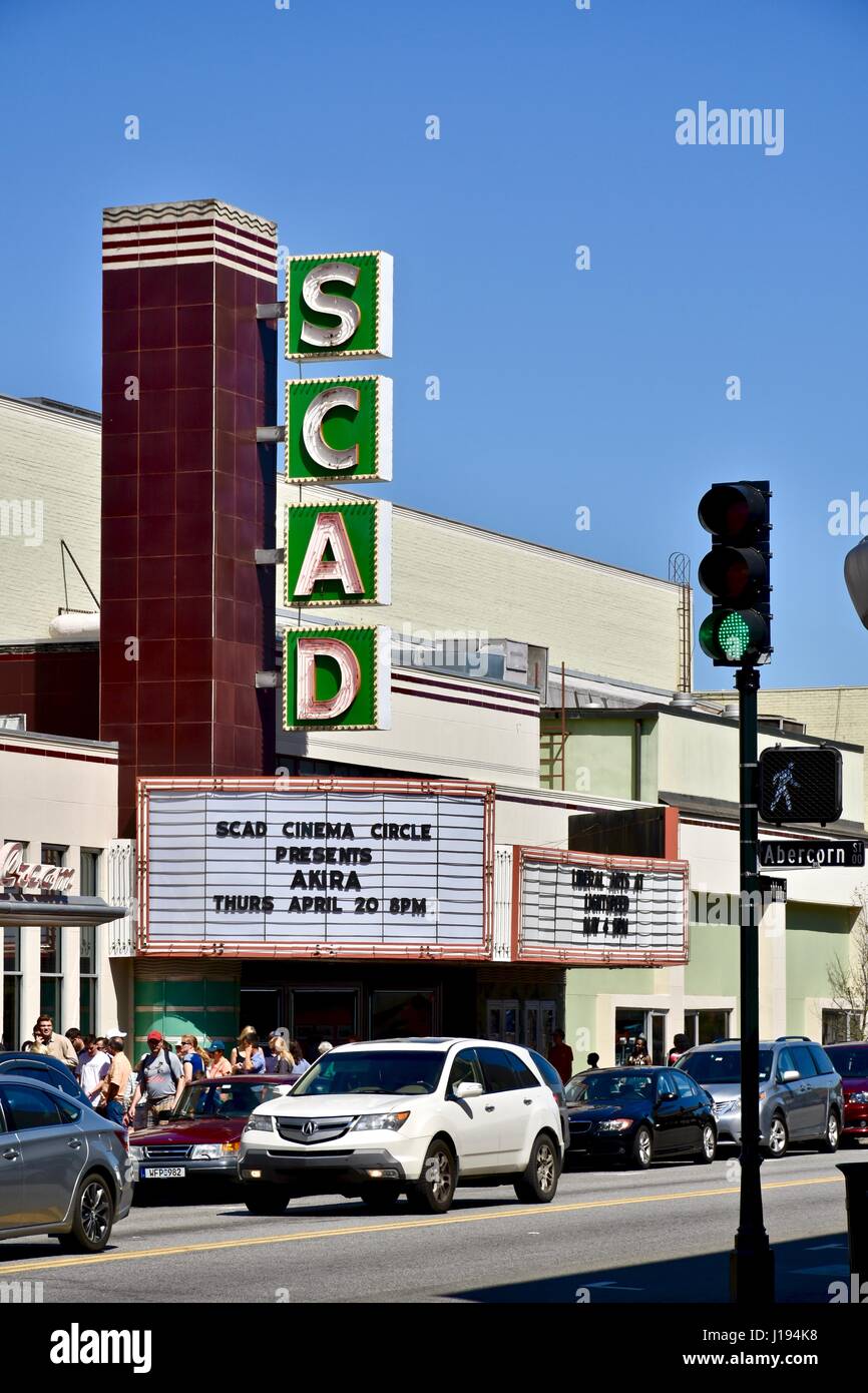 SCAD-Kino-Kreis-Theater Savannah, Georgia Stockfoto