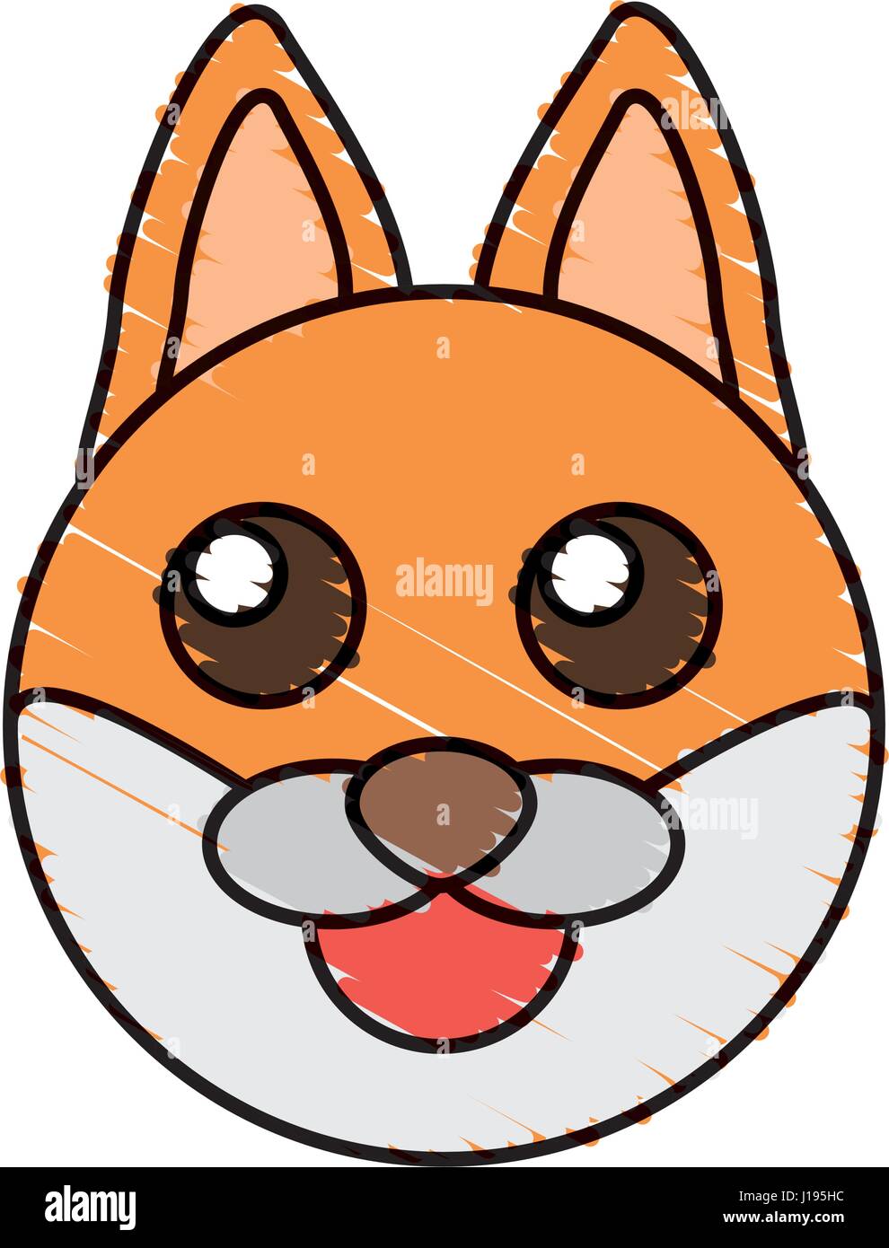 Niedlichen Fuchs Zeichnen Tiere Stock Vektorgrafik Alamy Willst du einen fuchs zeichnen lernen ? niedlichen fuchs zeichnen tiere stock