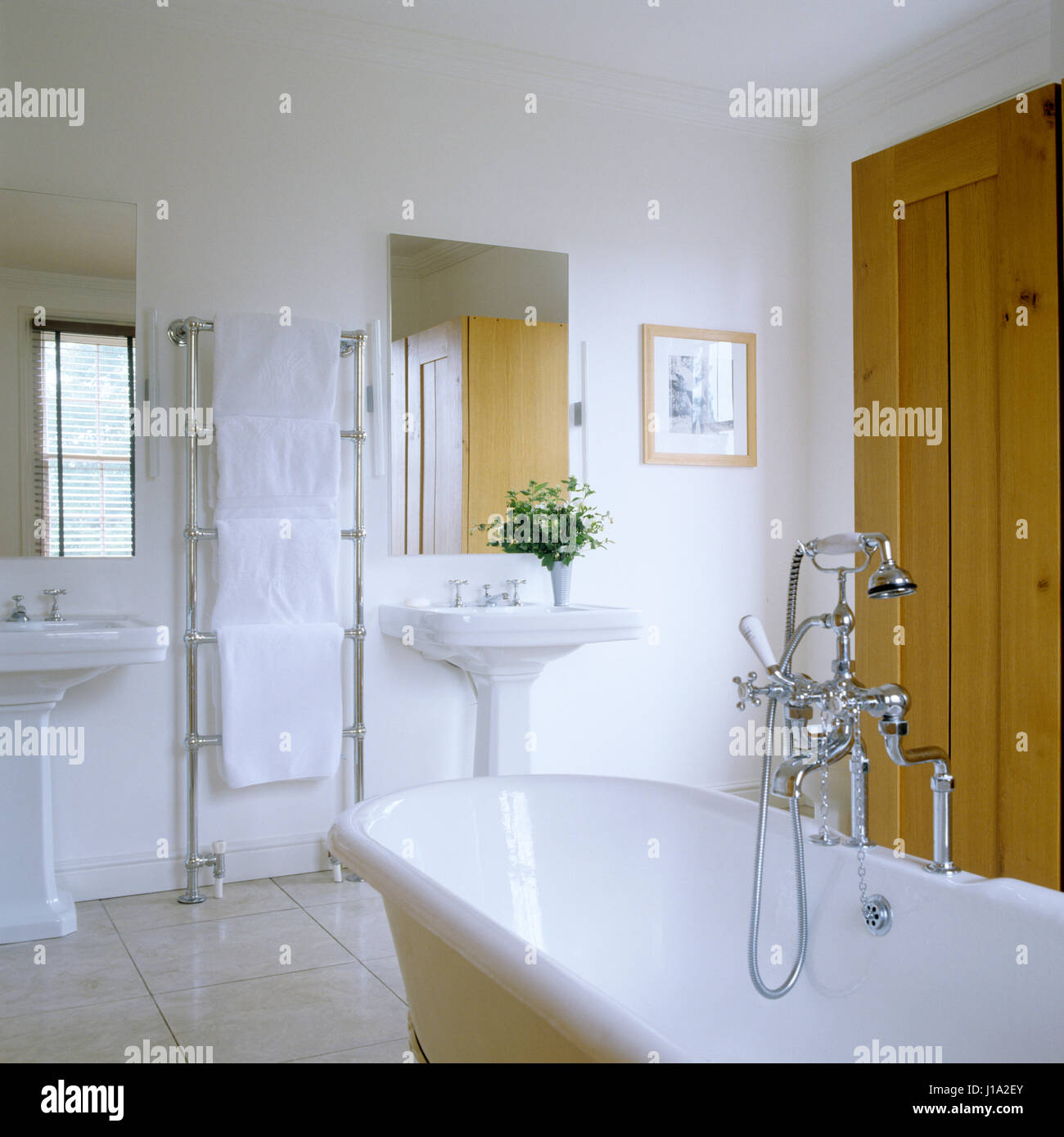 Moderne Badezimmer. Stockfoto