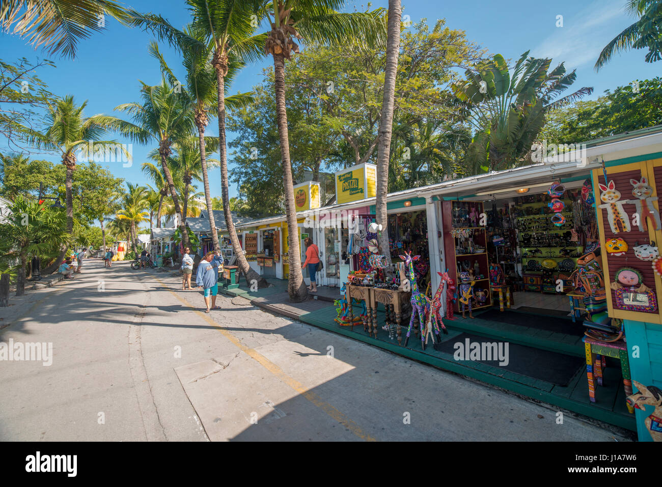 Key West nautische Geschäfte Stockfoto