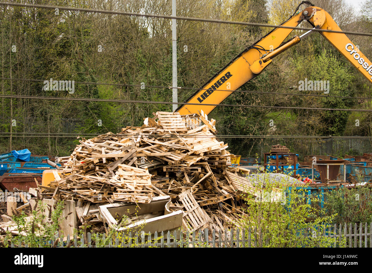 Schrott-Metall-Yard Stockfoto