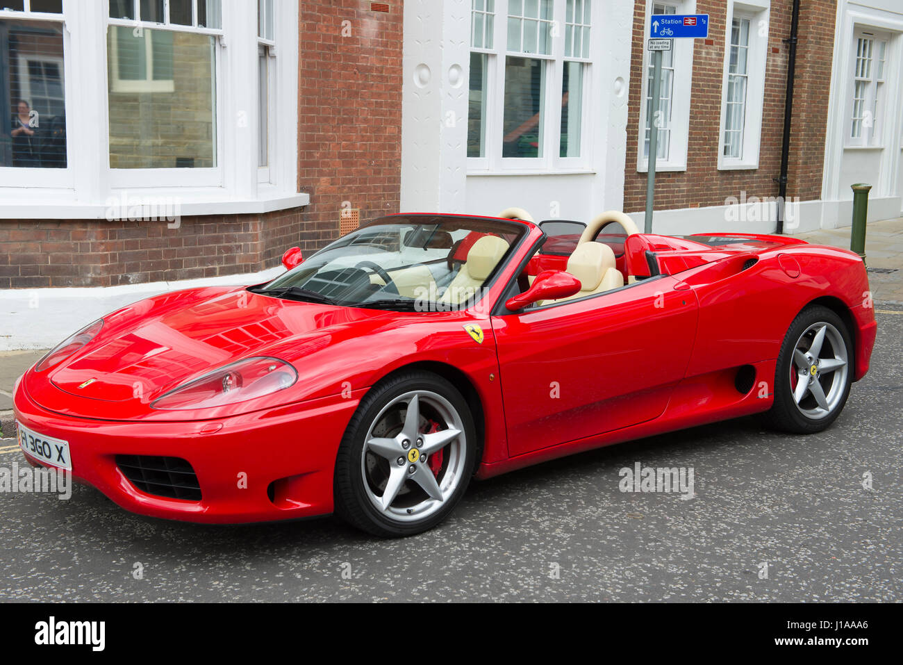 Ferrari 360 Spider Stockfoto