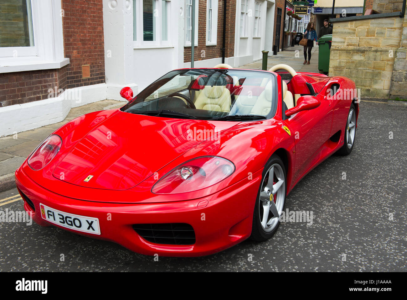 Ferrari 360 Spider Stockfoto