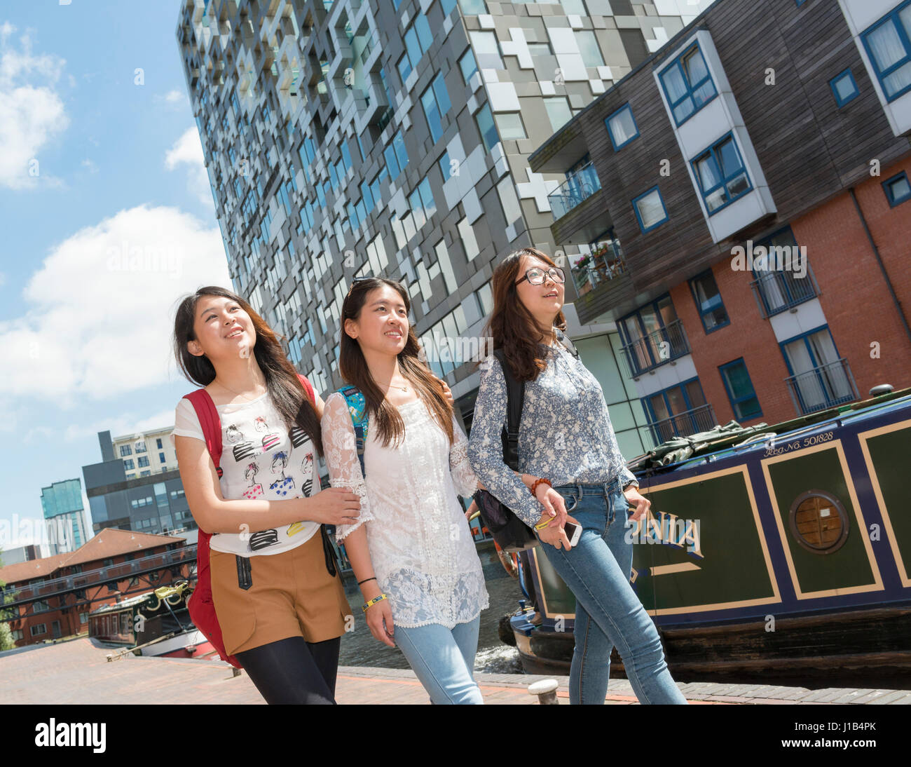 Internationalen chinesischen Studenten. Stockfoto