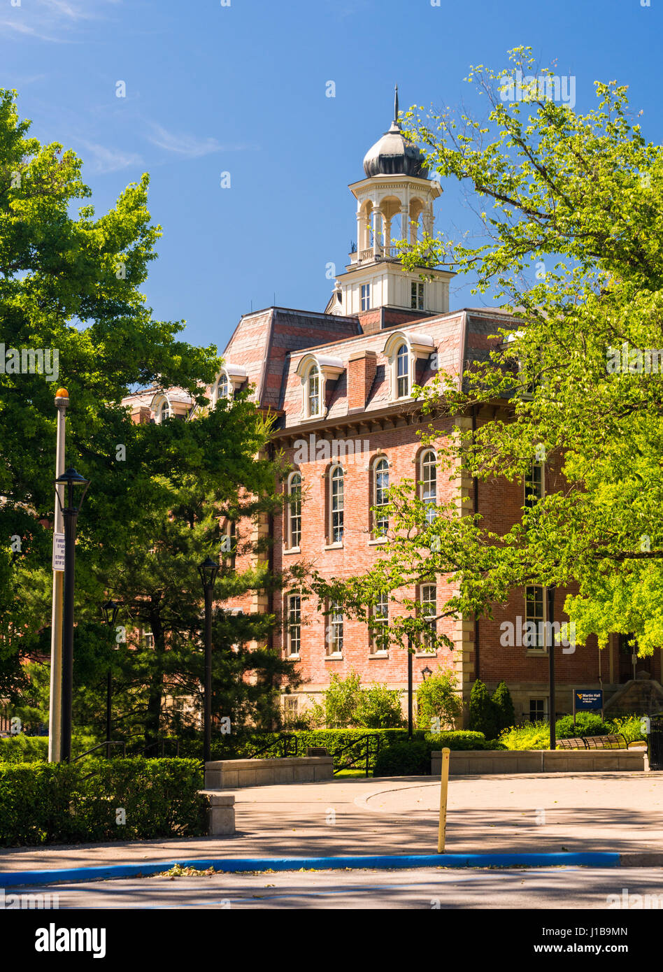 Chitwood Hall auf dem Campus der West Virginia University in Morgantown, West Virginia, USA Stockfoto