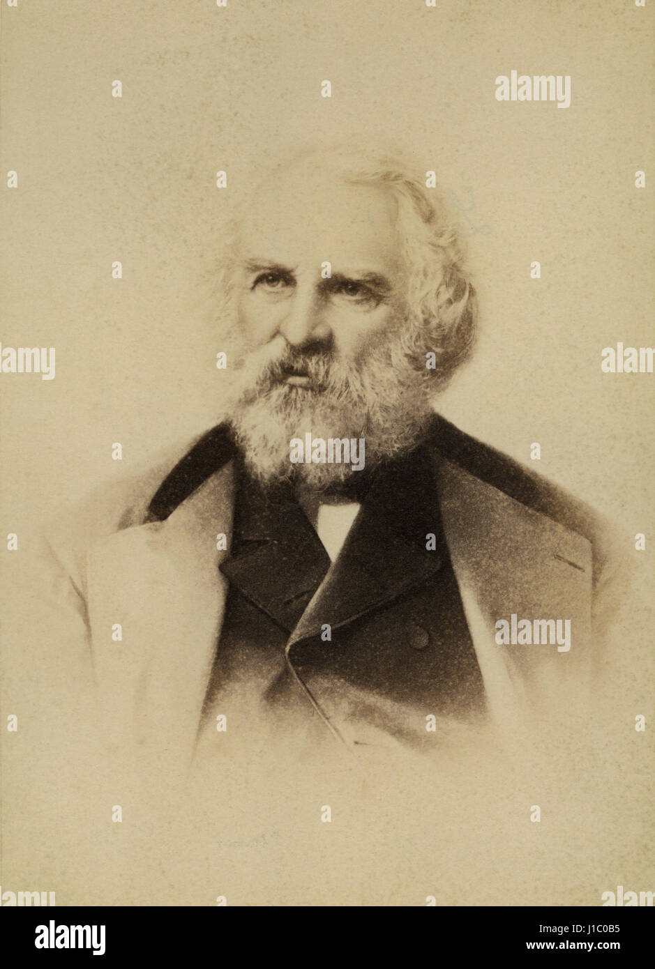 Henry Wadsworth Longfellow (1807-82), amerikanischer Dichter und Pädagoge, Portrait, ca. 1882 Stockfoto