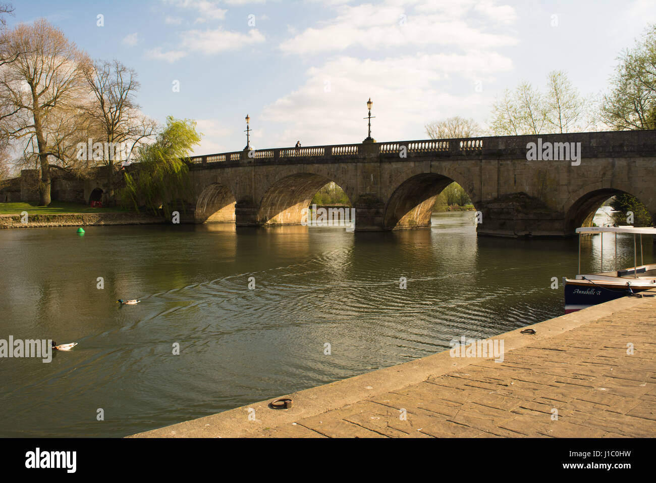 Brücke von Wallingford, Oxfordshire, Vereinigtes Königreich Stockfoto