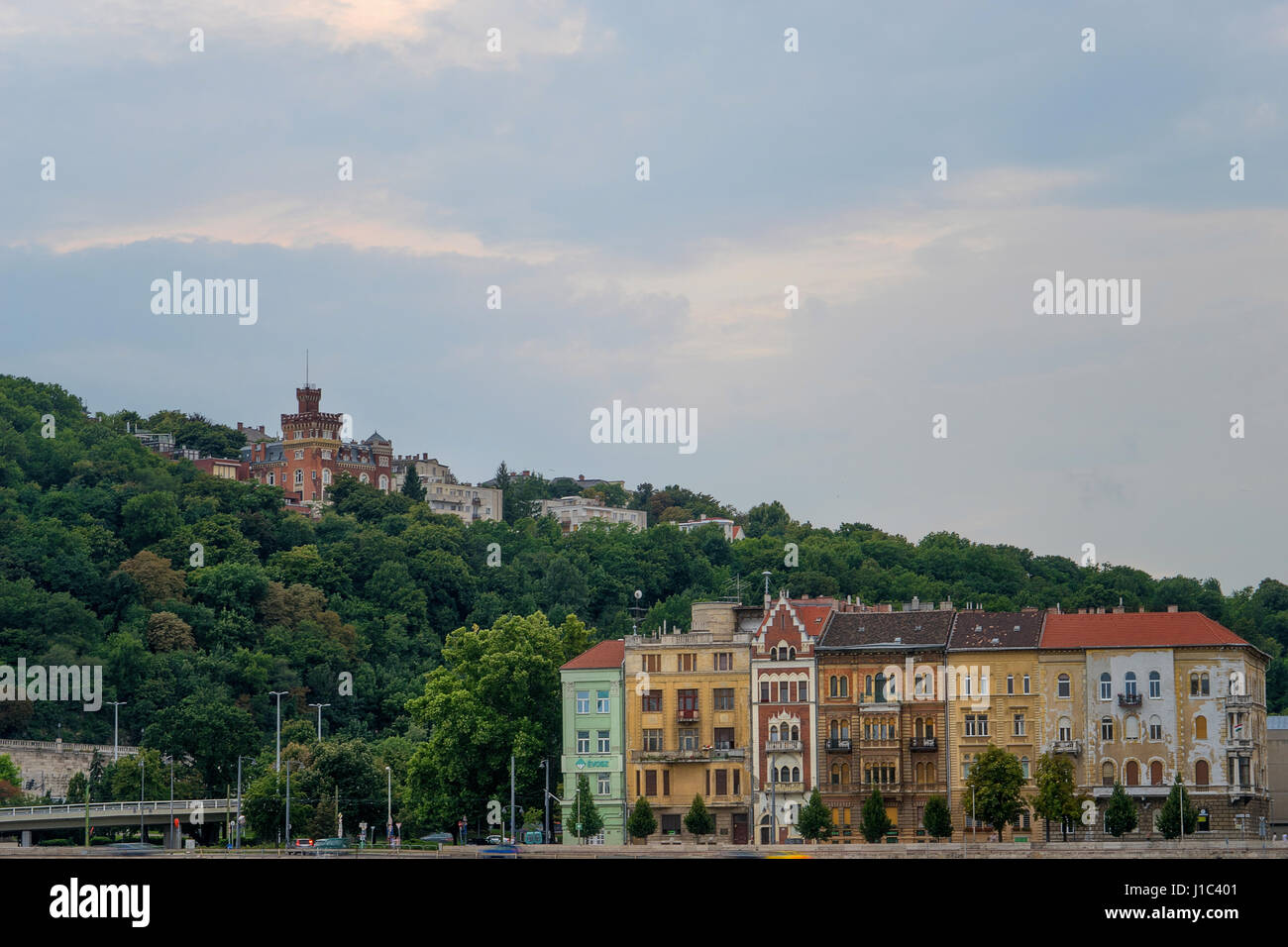 Gellert-Hügel ist ein berühmten Hügel auf der Budaseite von Budapest Stockfoto