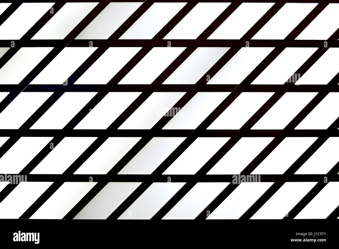 Abstrakte gestreiften Gitter strukturierten Hintergrund. Geometrische Muster. Schwarz / Weiß Streifen Stockfoto