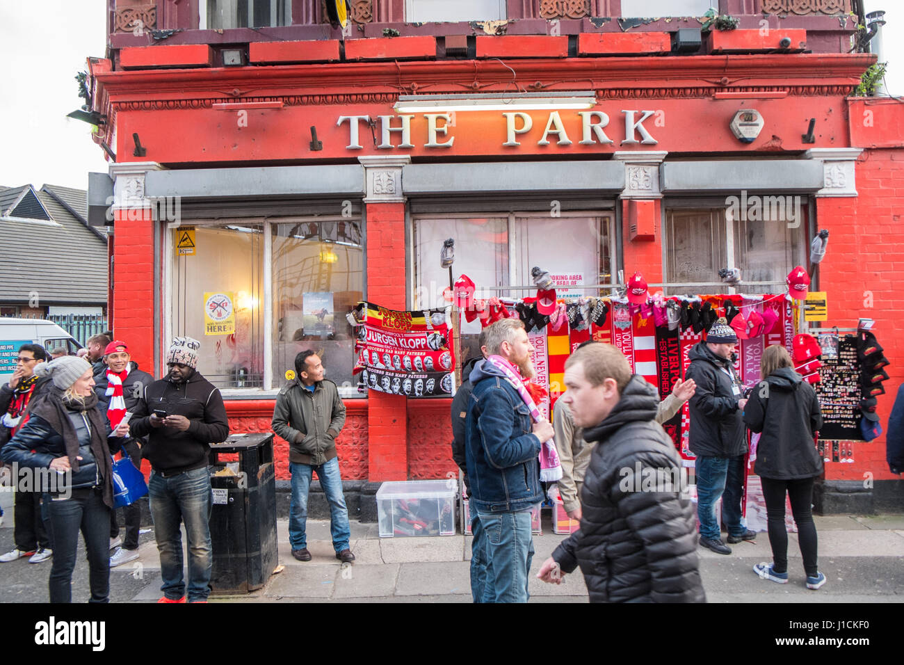 Kneipe, Liverpool, Fußball, club, LFC, Anfield Road, New, Haupttribüne, Premier, League, Nacht, Spiel, V, Liverpool, Merseyside, England, City, Nord, England, Englisch, UK., U.K Stockfoto