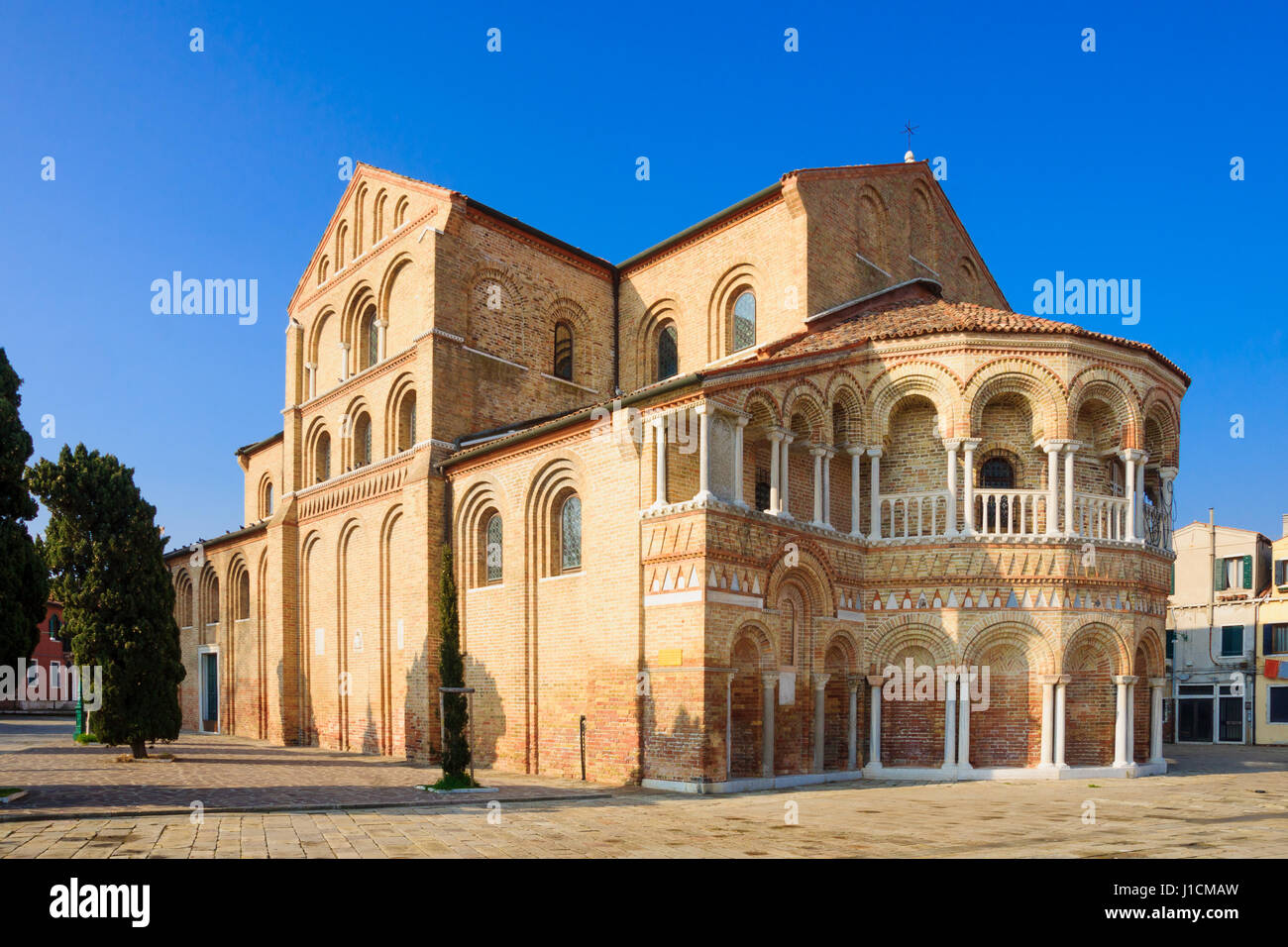 Die Kirche von Santa Maria e San Donato in Murano, Venedig, Veneto, Italien Stockfoto