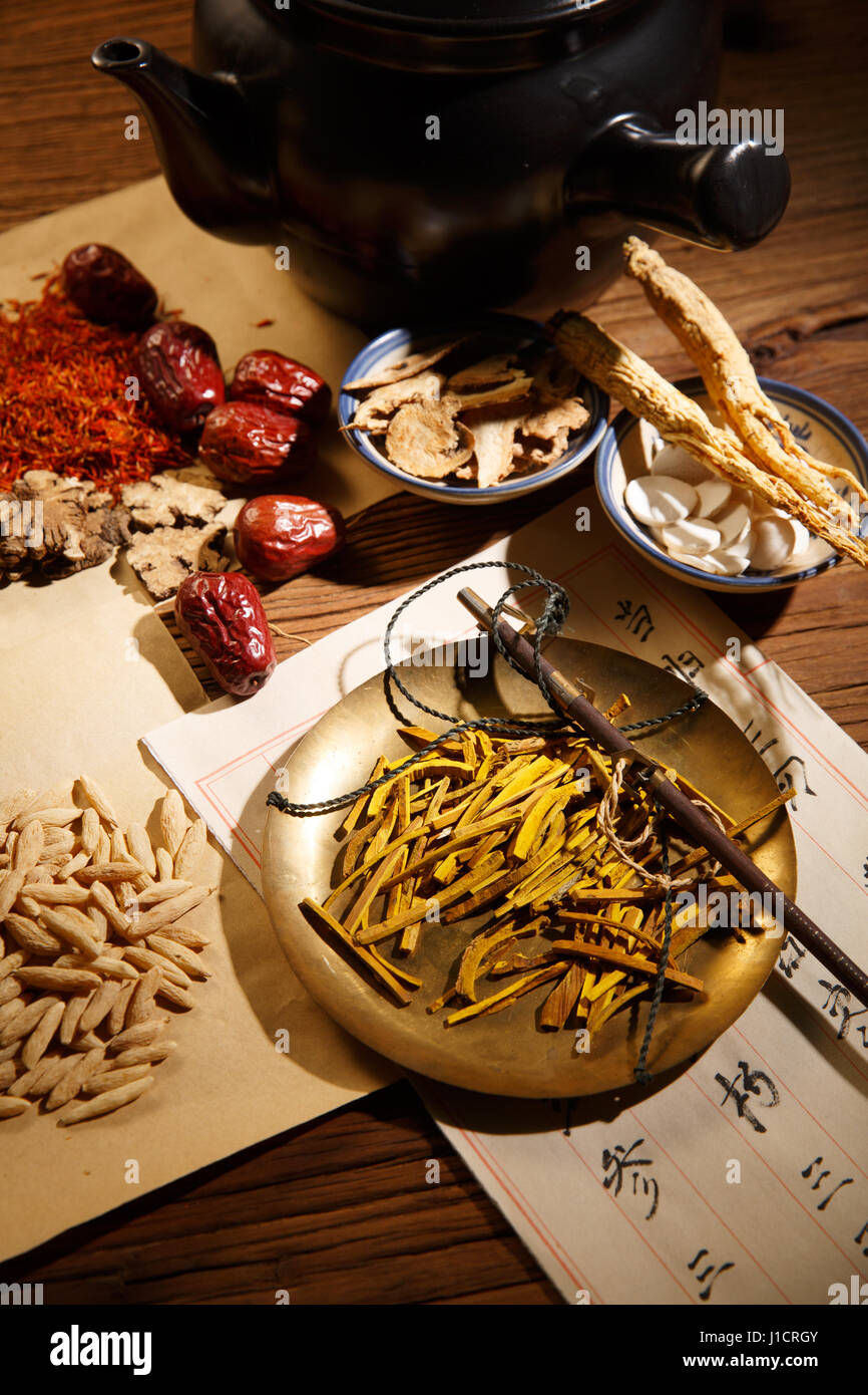 traditionelle chinesische Medizin Stockfoto