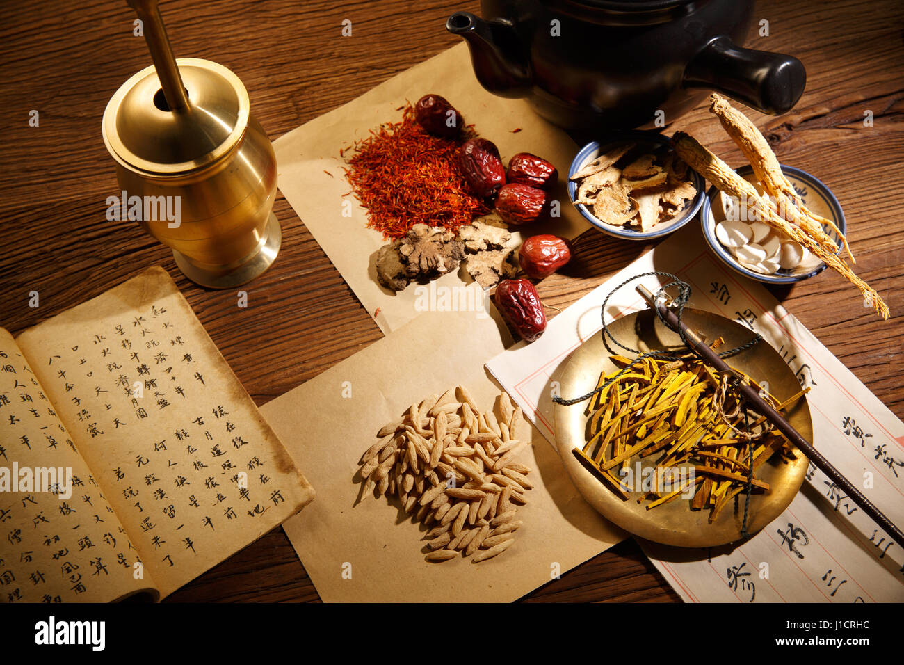 traditionelle chinesische Medizin Stockfoto