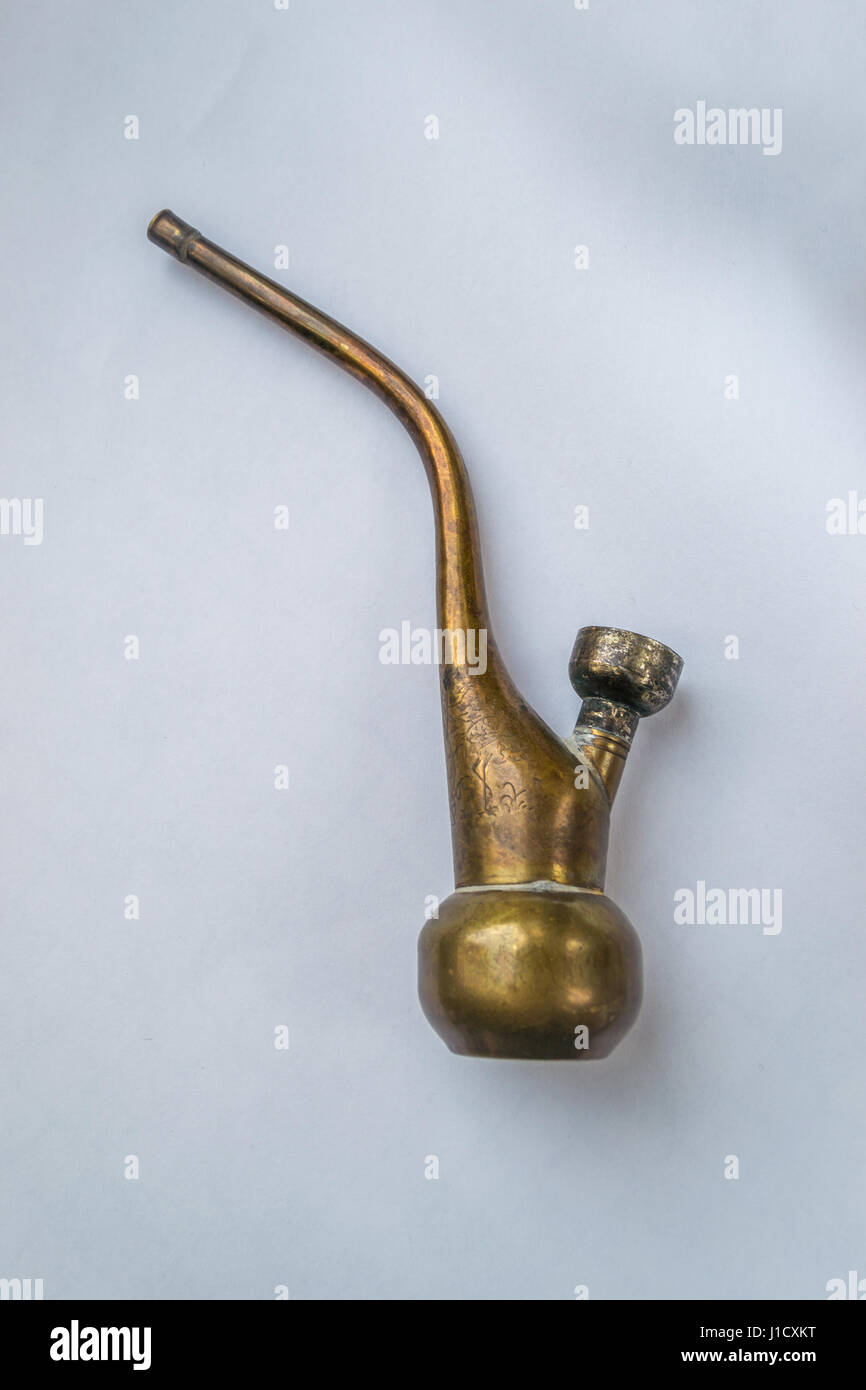 MESSING-PFEIFE Stockfoto