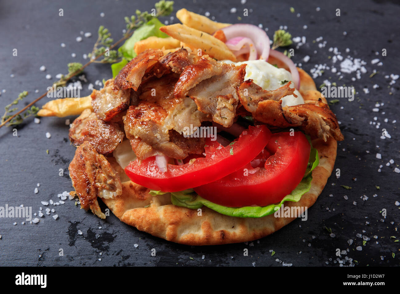 Gyros Griechenland Stockfotos und -bilder Kaufen - Alamy