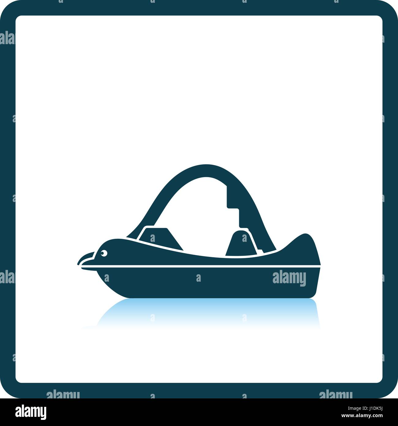 Symbol. Schatten-Reflexion-Design. Vektor-Illustration. Stock Vektor