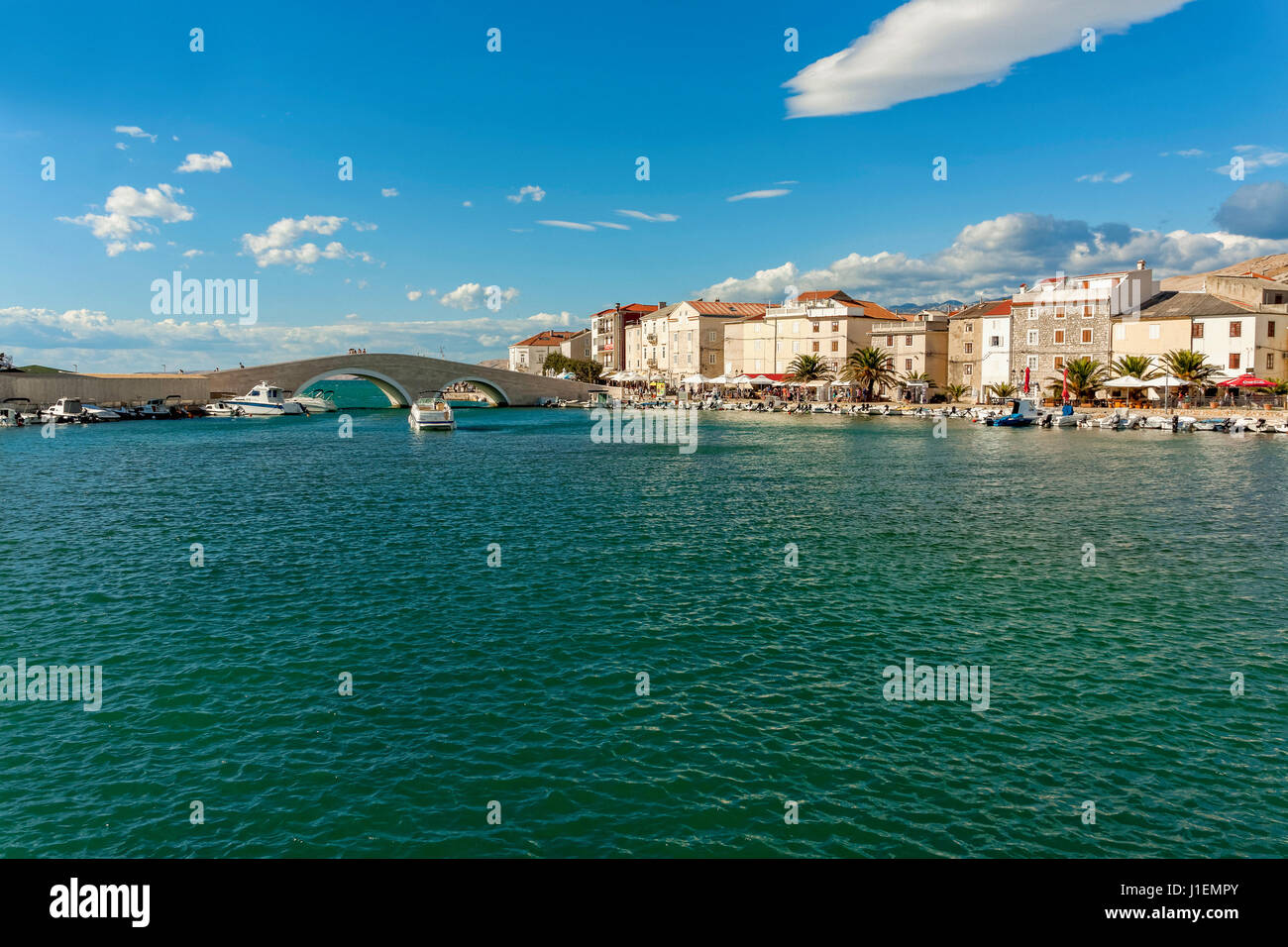 Stadt Pag, Insel Pag, Kroatien Stockfoto