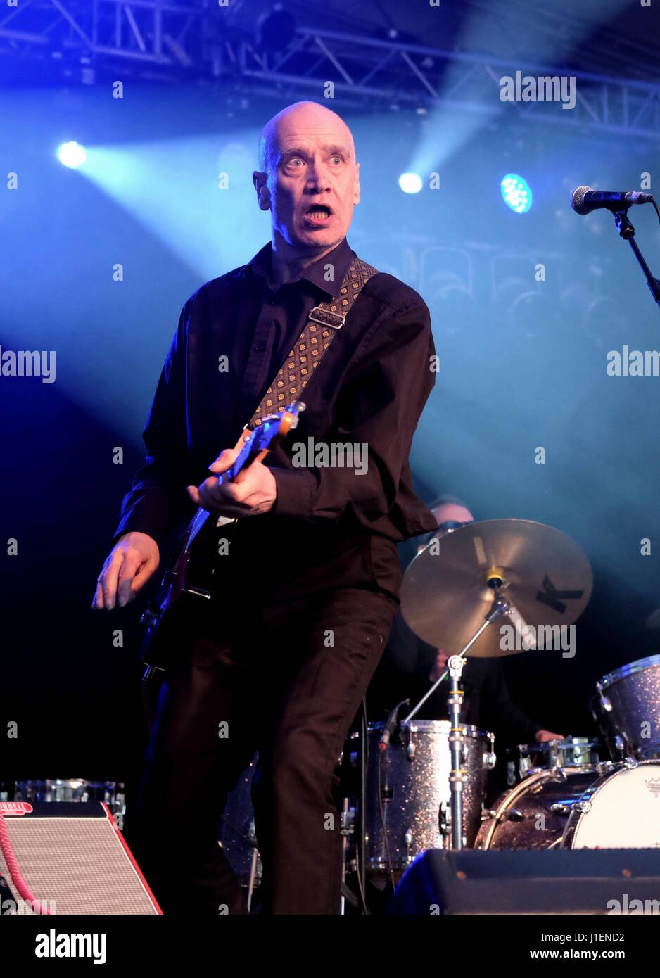 Wilko Johnson erklingt in Cornbury Festival Oxfordshire 8. Juli 2016 Stockfoto