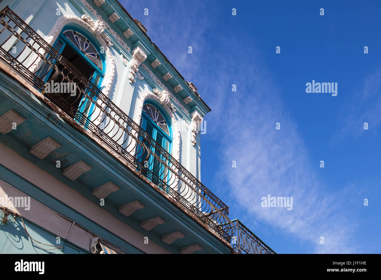 Klassische koloniale Architektur in Alt-Havanna, Kuba. Stockfoto