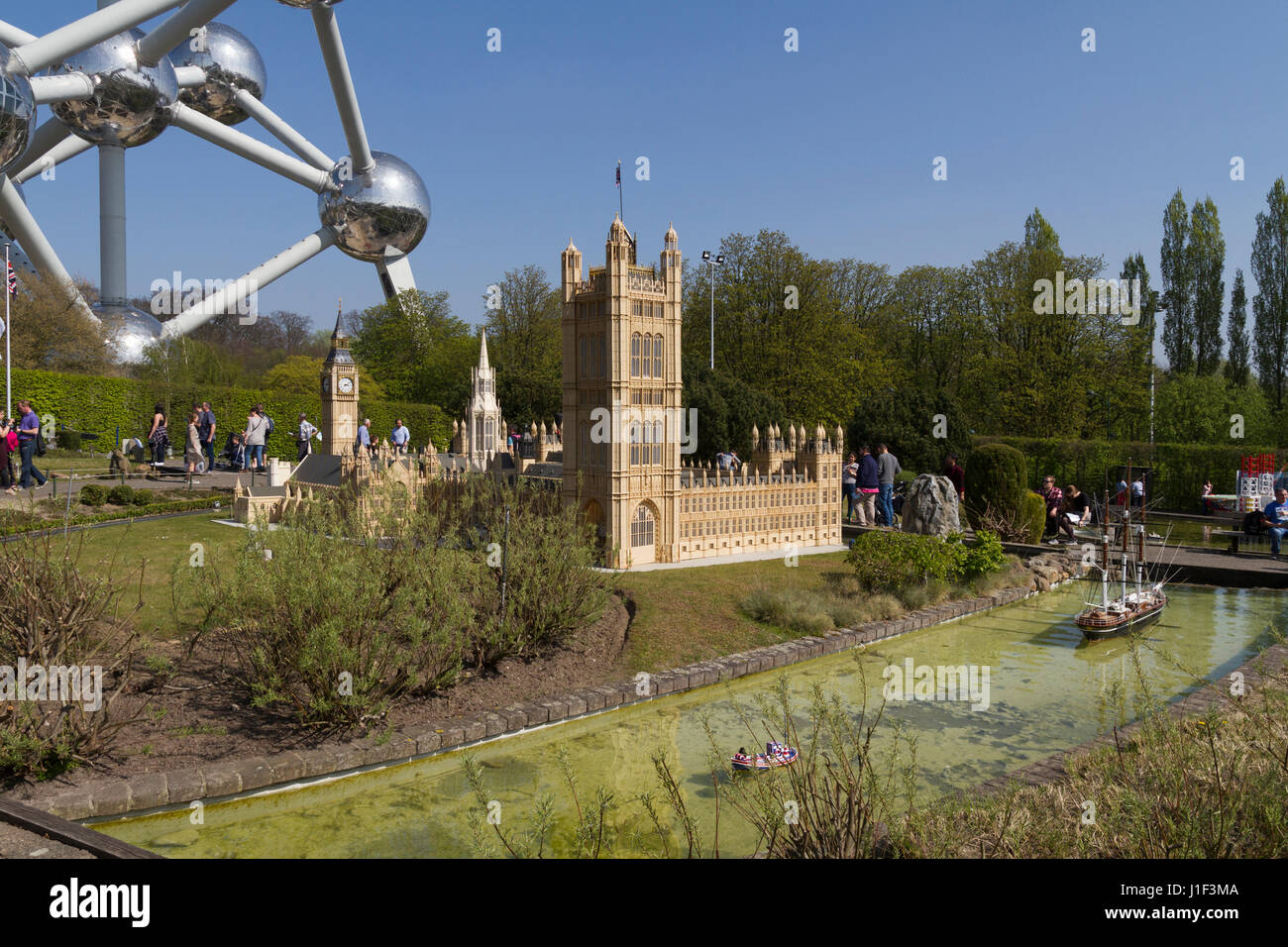 Mini-Europapark in Brüssel Stockfoto