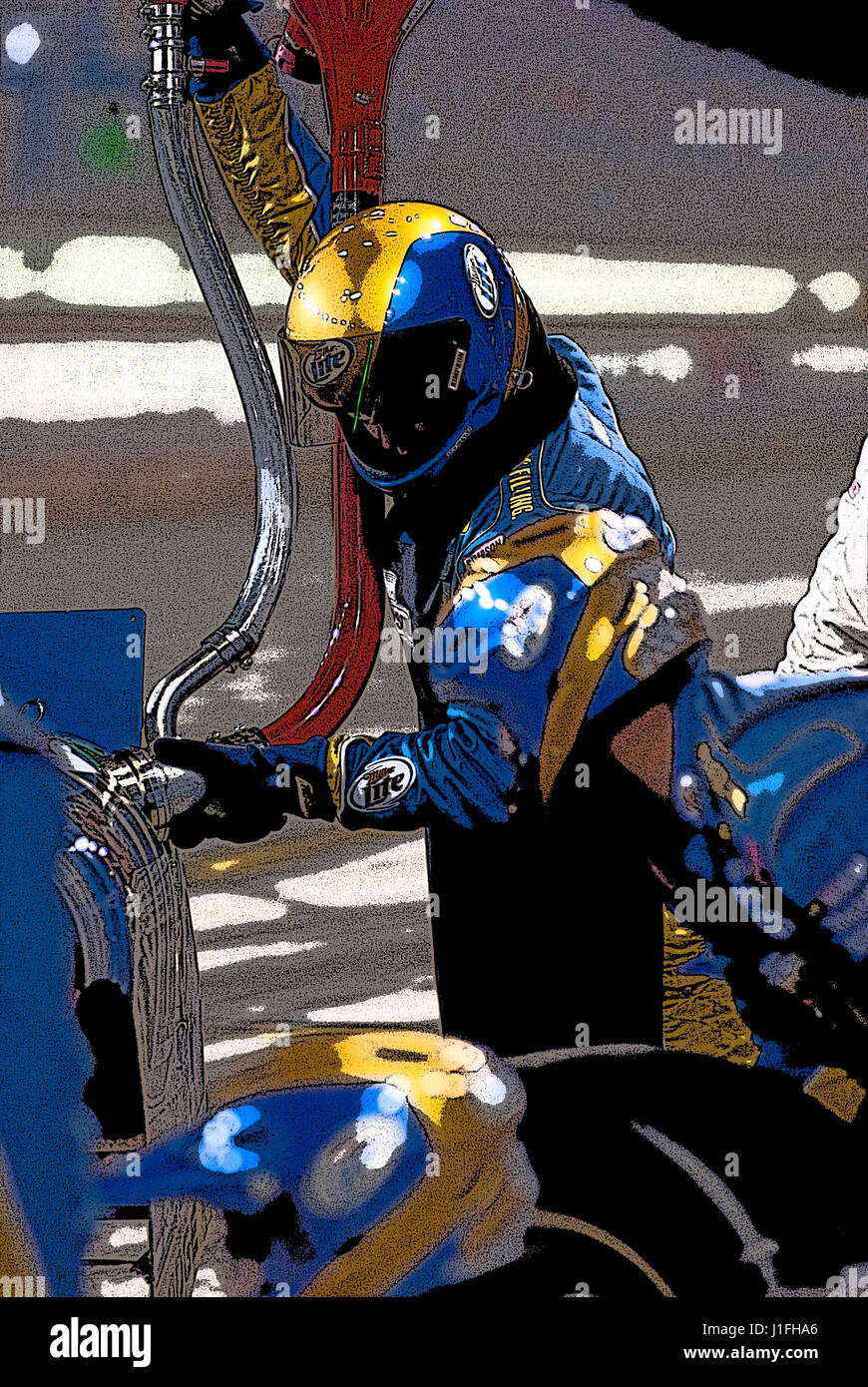 NASCAR Racing Motorsport Stockfoto