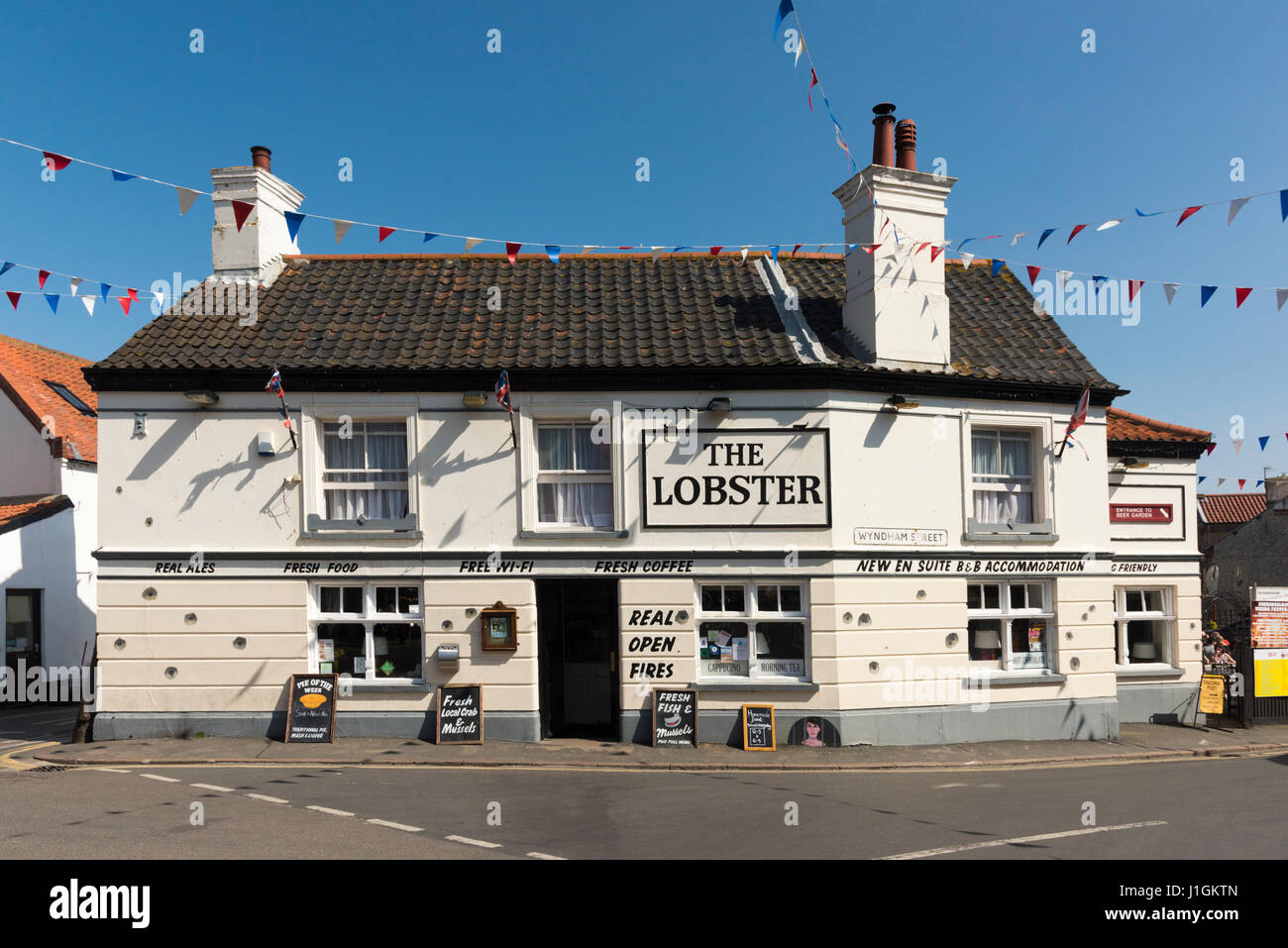 Der Hummer Pub Sheringham Norfolk UK Stockfoto