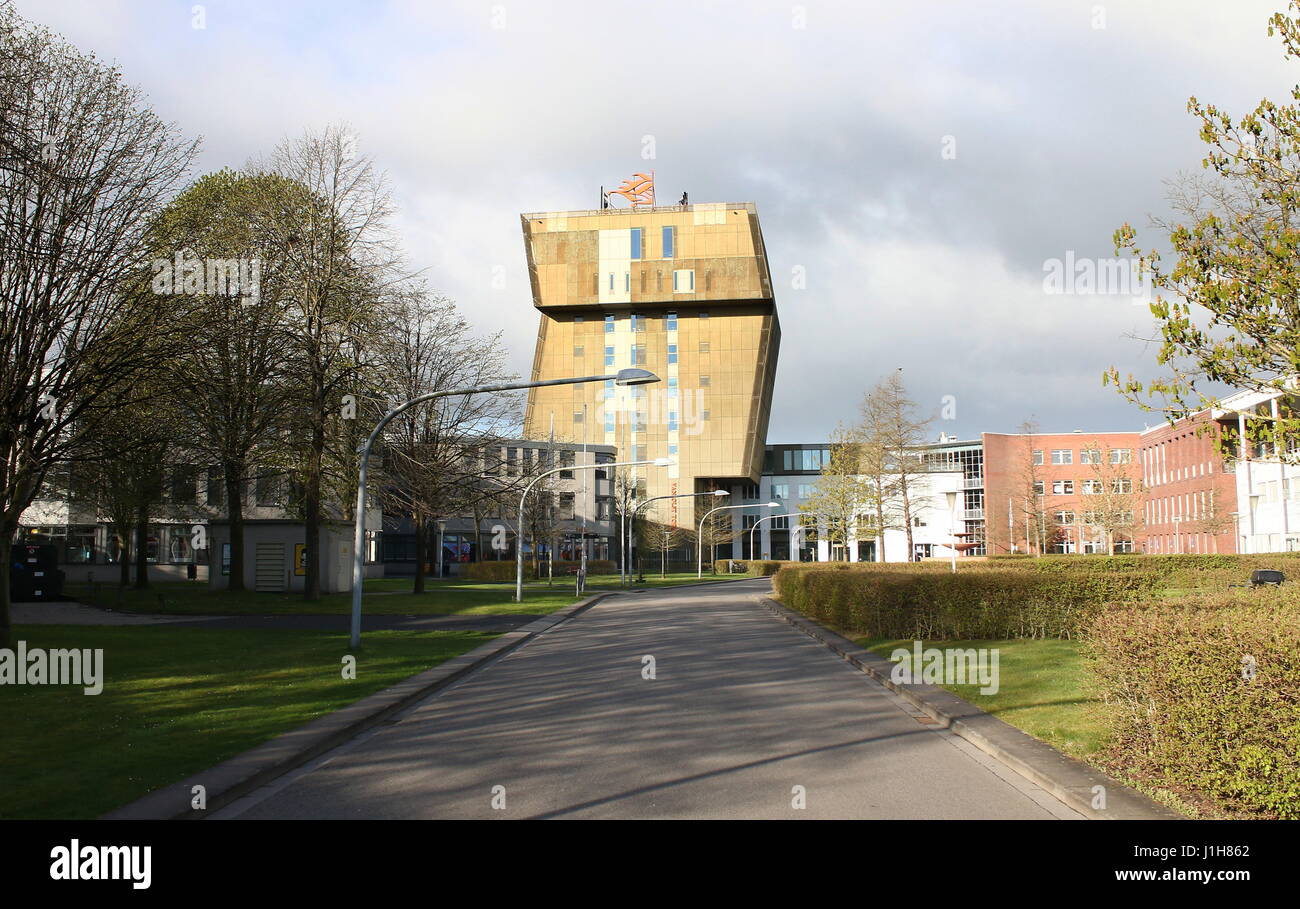 Van Olst "Toren", International Facility Management.  Hanze Hochschule für angewandte Wissenschaften, Zernike Campus, Groningen, Niederlande Stockfoto