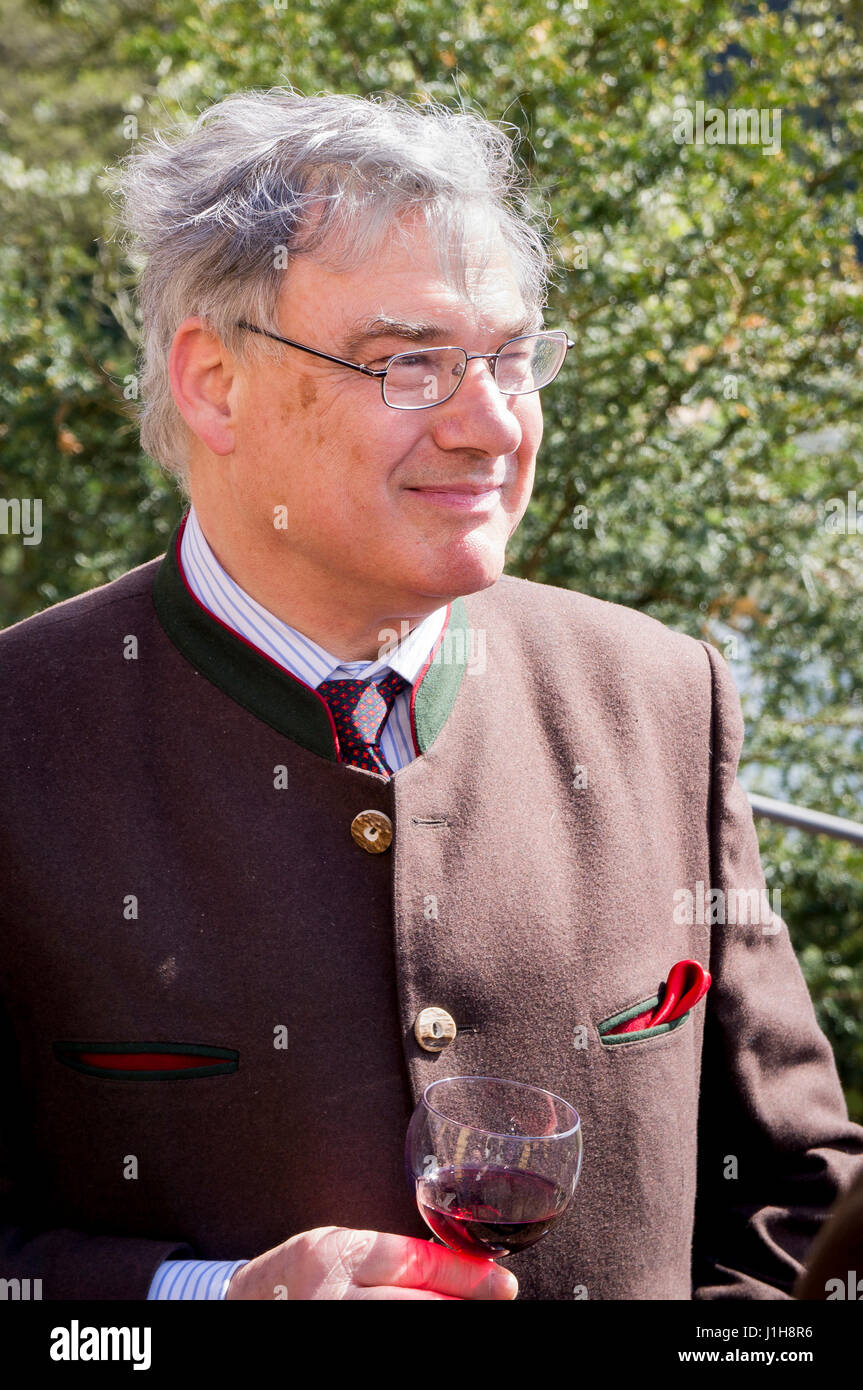 Graf Karl Eugen von Neipperg, Schloss Pruhonice, Park, Wiederaufbau der Burg alpinen Steingarten, gewährt EWR Stockfoto