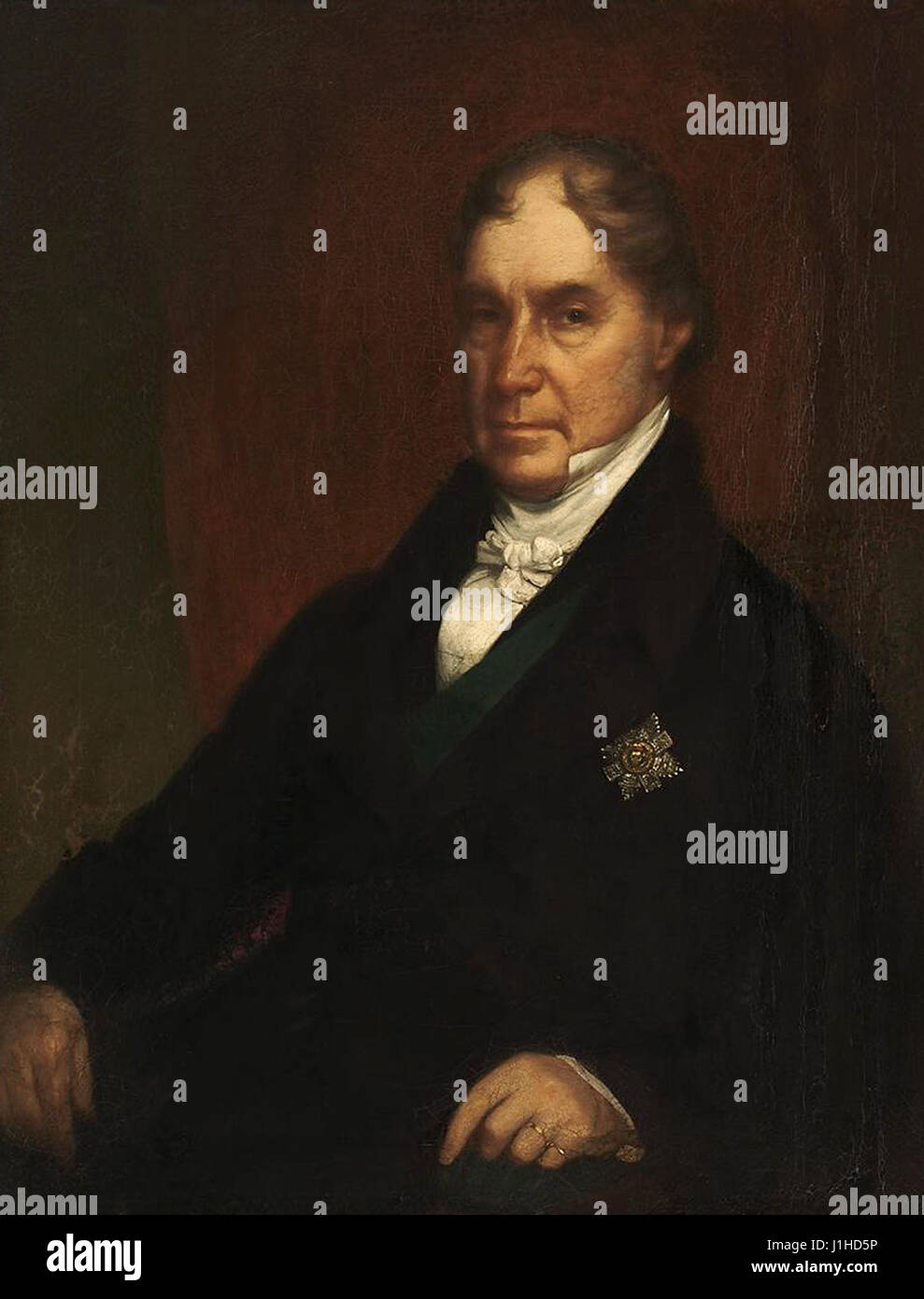 Porträt von George Hamilton Gordon, 4. Earl of Aberdeen Stockfoto Porträt von George Hamilton Gordon, 4. Earl of Aberdeen Stockfoto