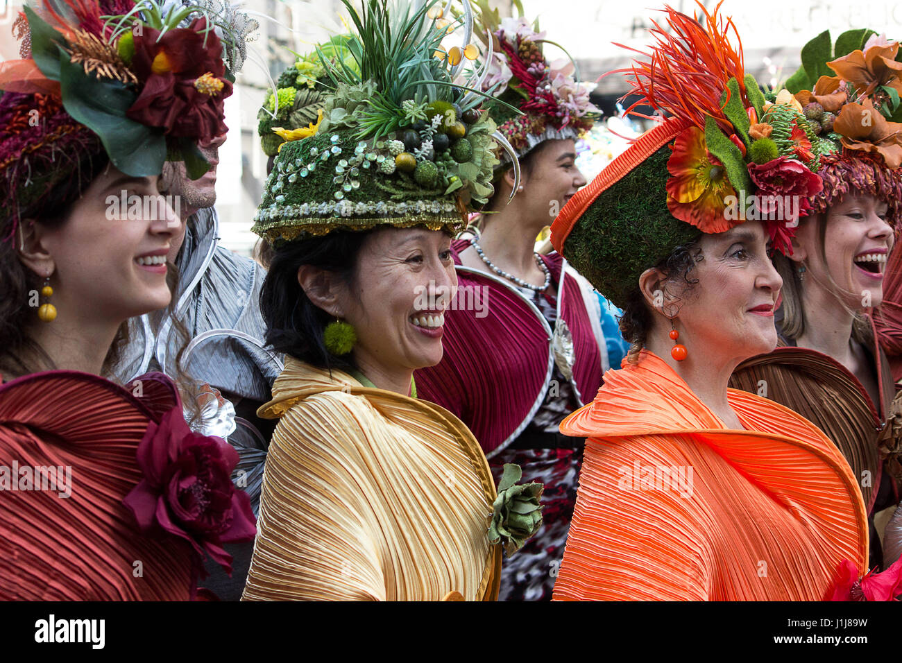 Jährliche Ostern Hut Parade New York City Stockfoto