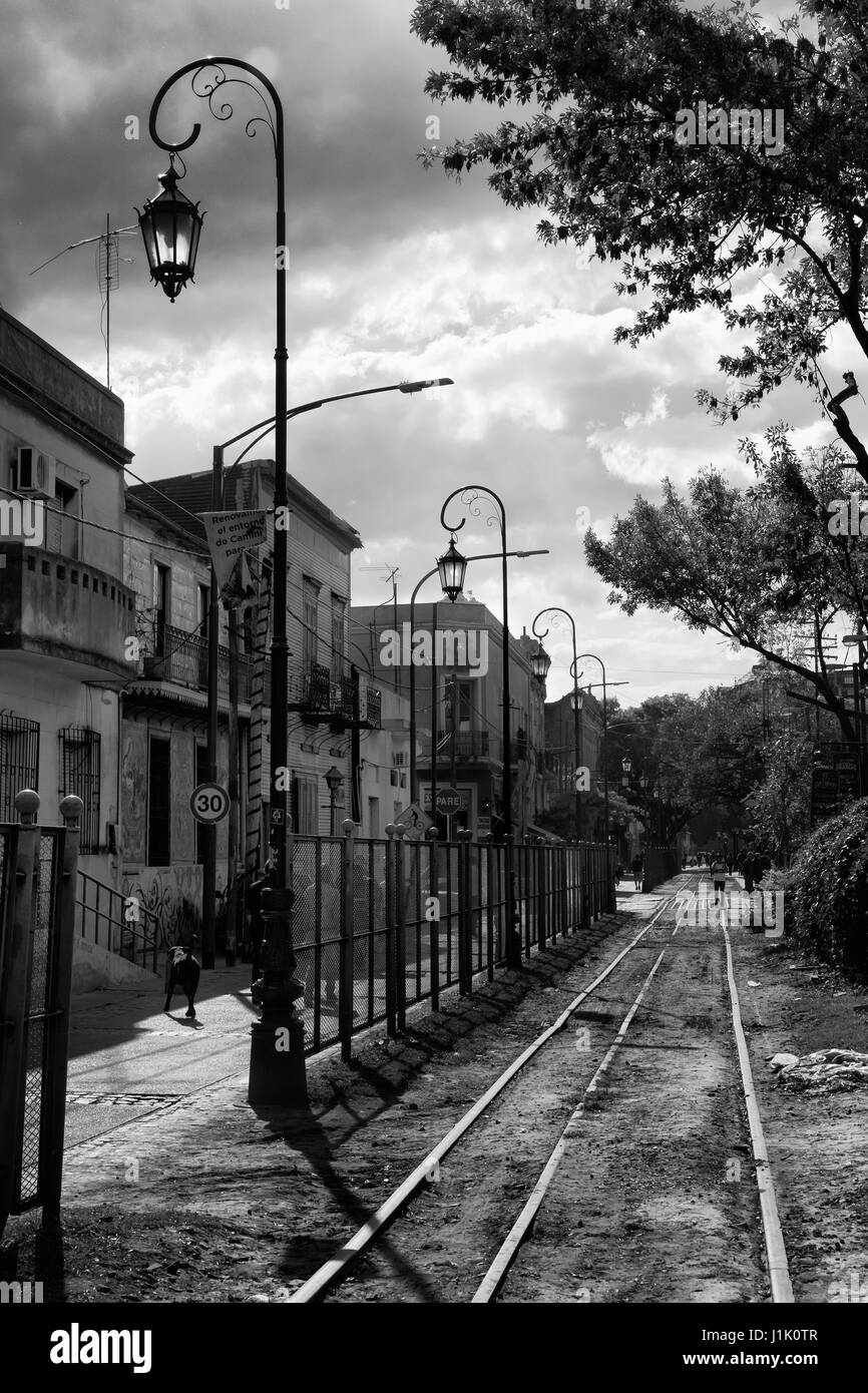 La Boca Eisenbahn Stockfoto