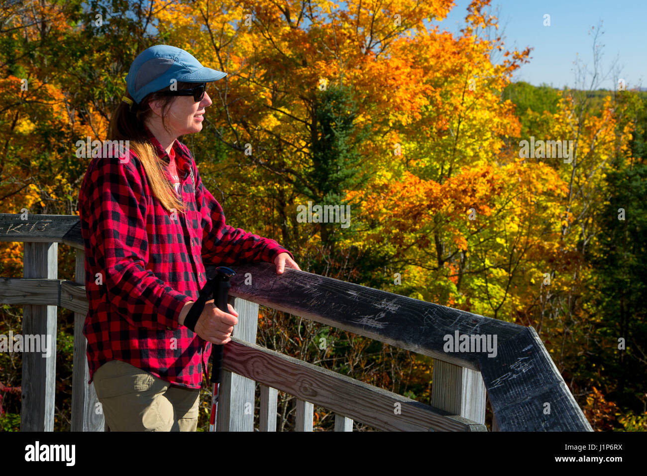 Penokee Scenic Overlook, Chequamegon-Nicolet National Forest, Wisconsin Stockfoto